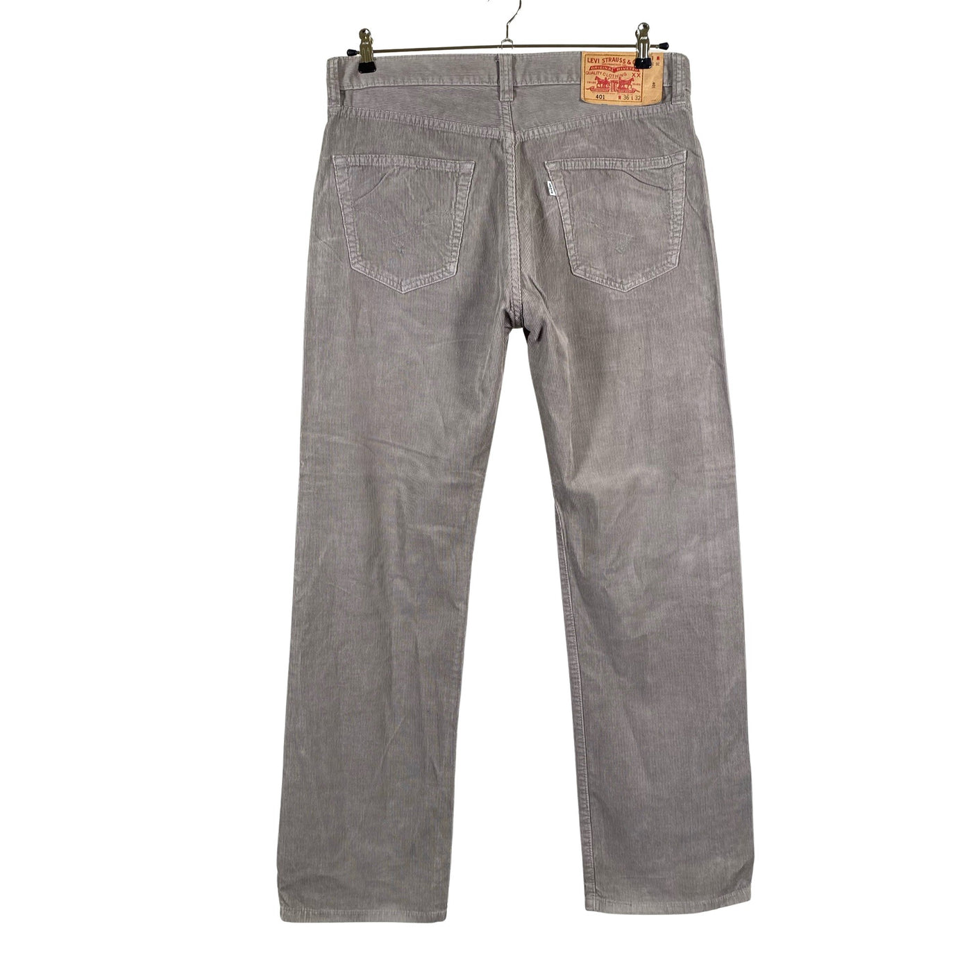 Miesten Levi's - Samettihousut, koko W36 - Harmaa (2)