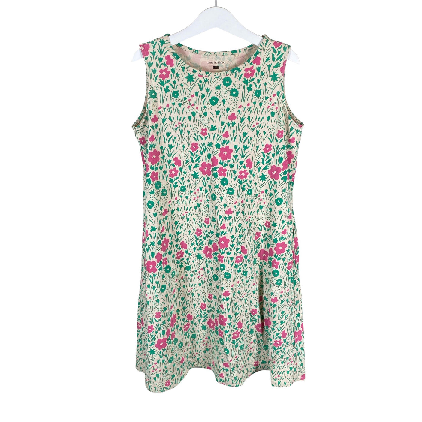 Tyttöjen Uniqlo - Trikoomekko, koko 134 - 140 - Pinkki (1)