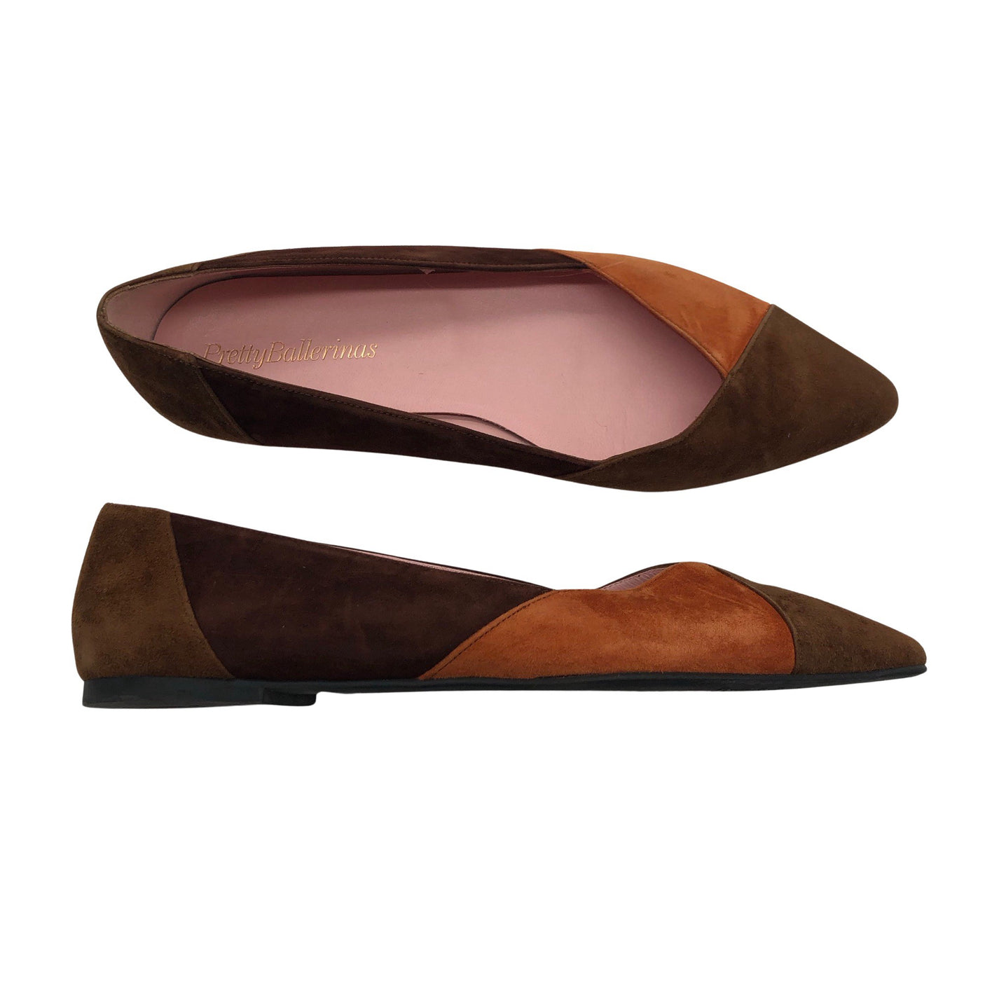 Naisten Pretty Ballerinas - Ballerinat, koko 39 - Ruskea (1)