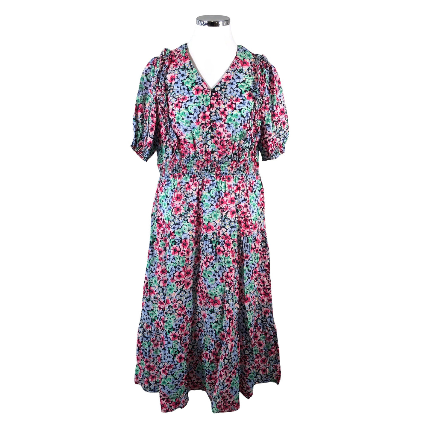 Naisten Marks&Spencer - Sifonkimekko, koko 46 - Musta (1)