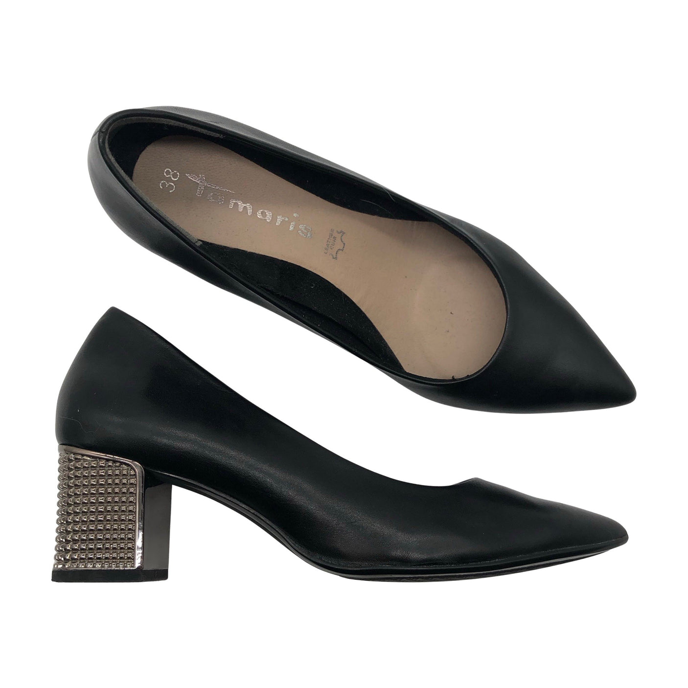 Naisten Tamaris - Korkokengät, koko 38 - Musta (1)