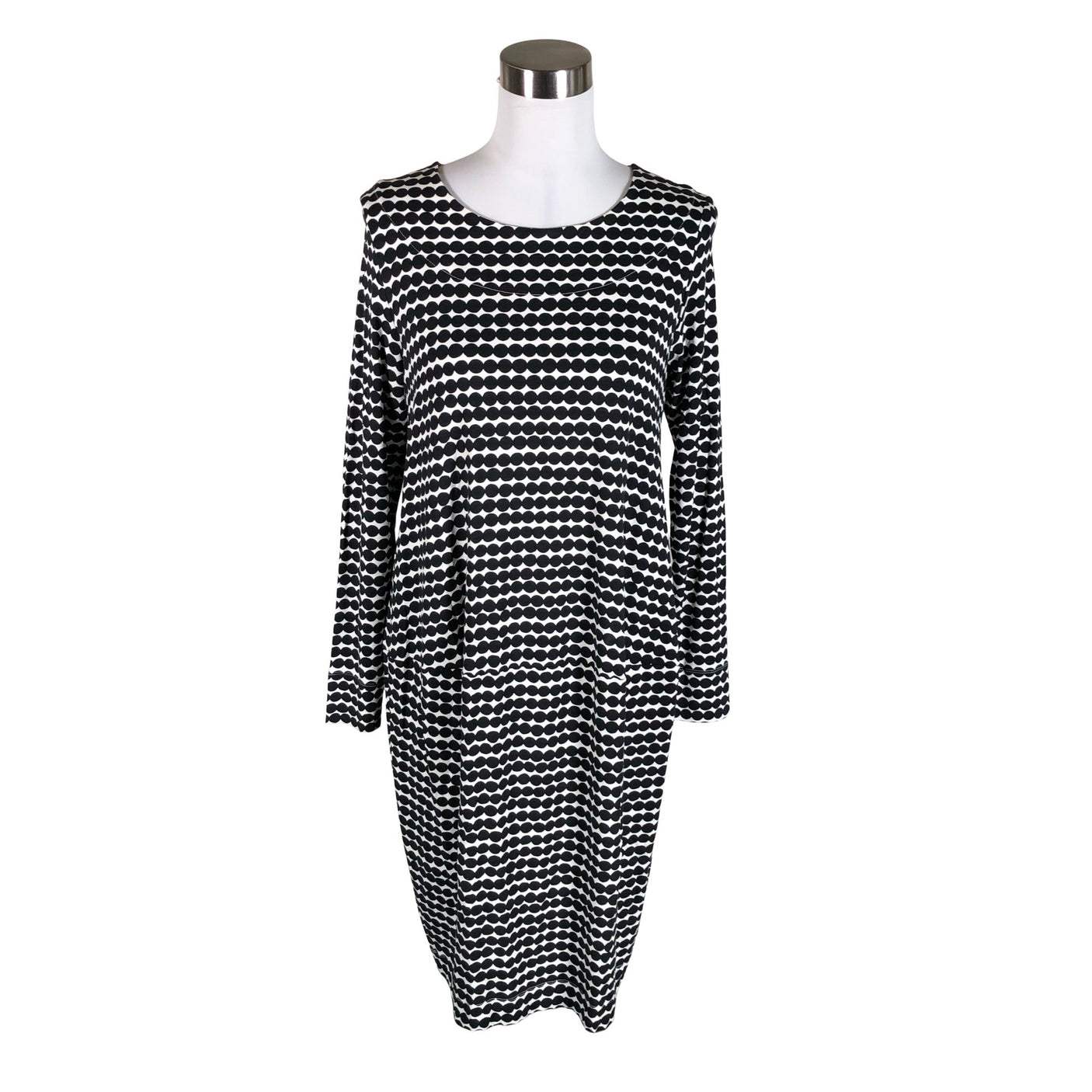 Naisten Marimekko - Trikoomekko, koko 38 - Valkoinen (1)