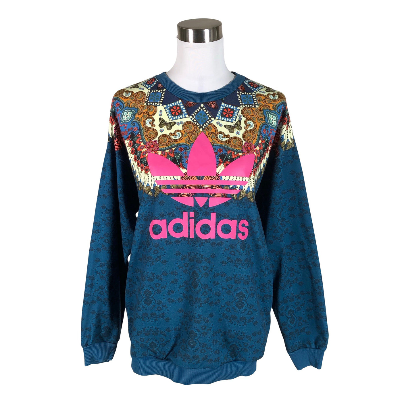 Naisten Adidas - Collegepaita, koko 36 - Sininen (1)