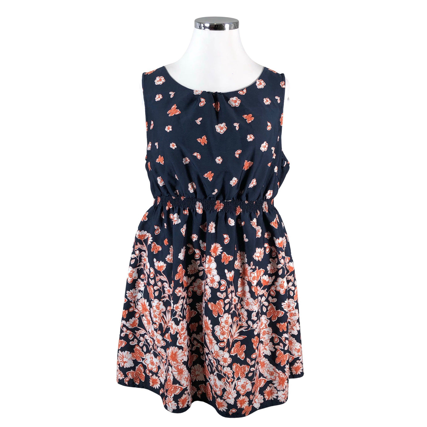 Naisten New Look - Sifonkimekko, koko 50 - Sininen (1)