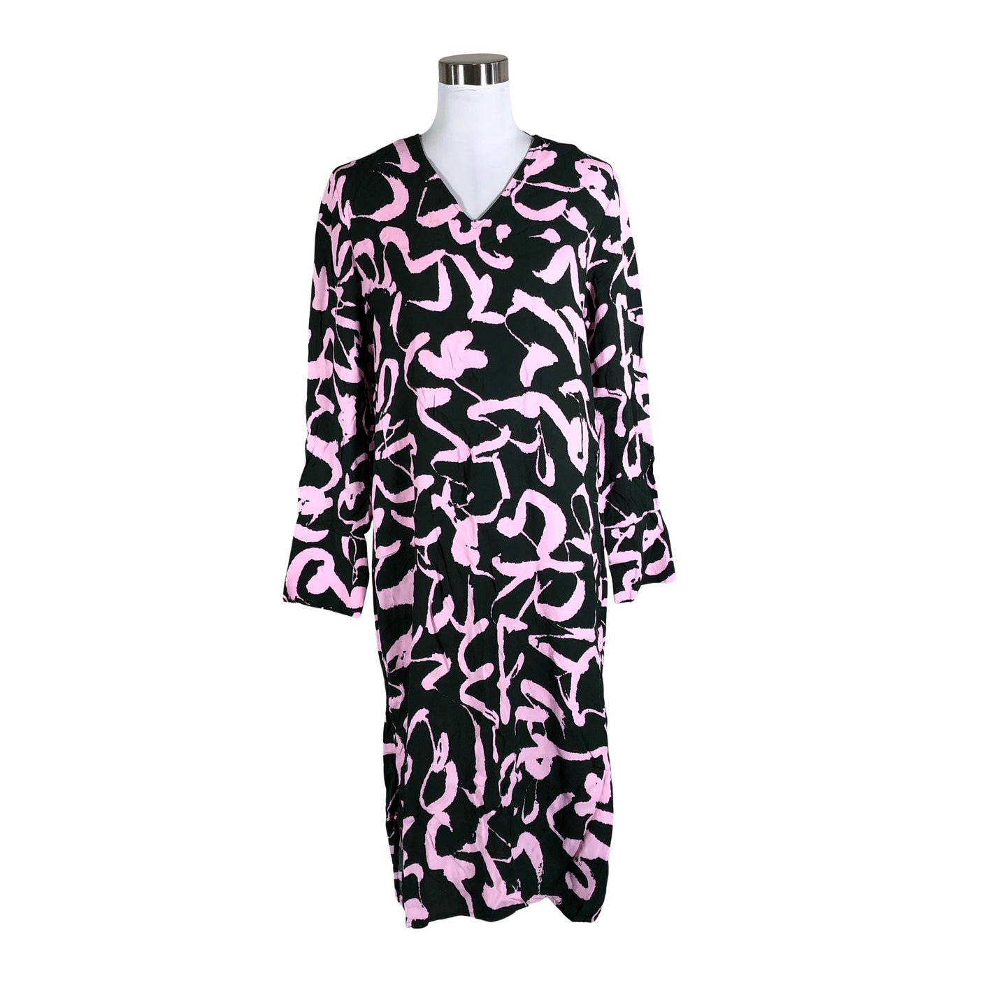 Naisten Marimekko - Sifonkimekko, koko 38 - Vaaleanpunainen (1)
