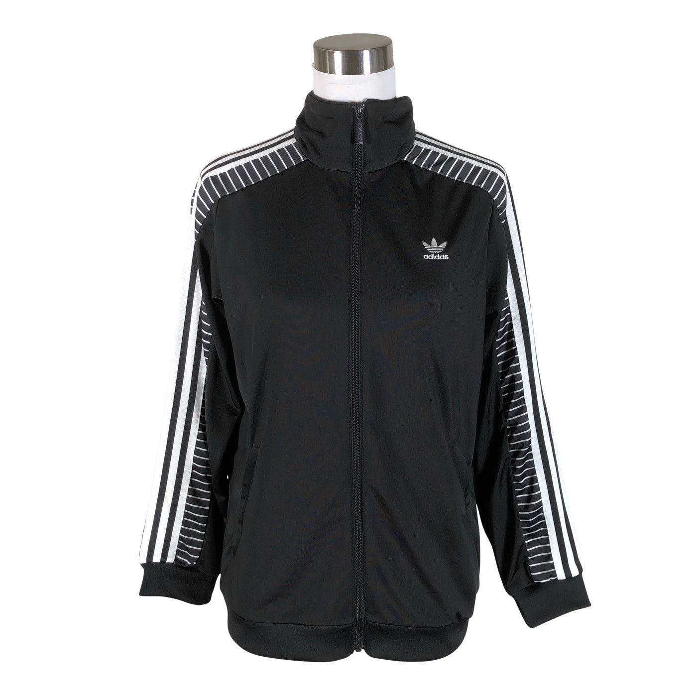Naisten Adidas - Verryttelytakki, koko 40 - Musta (1)