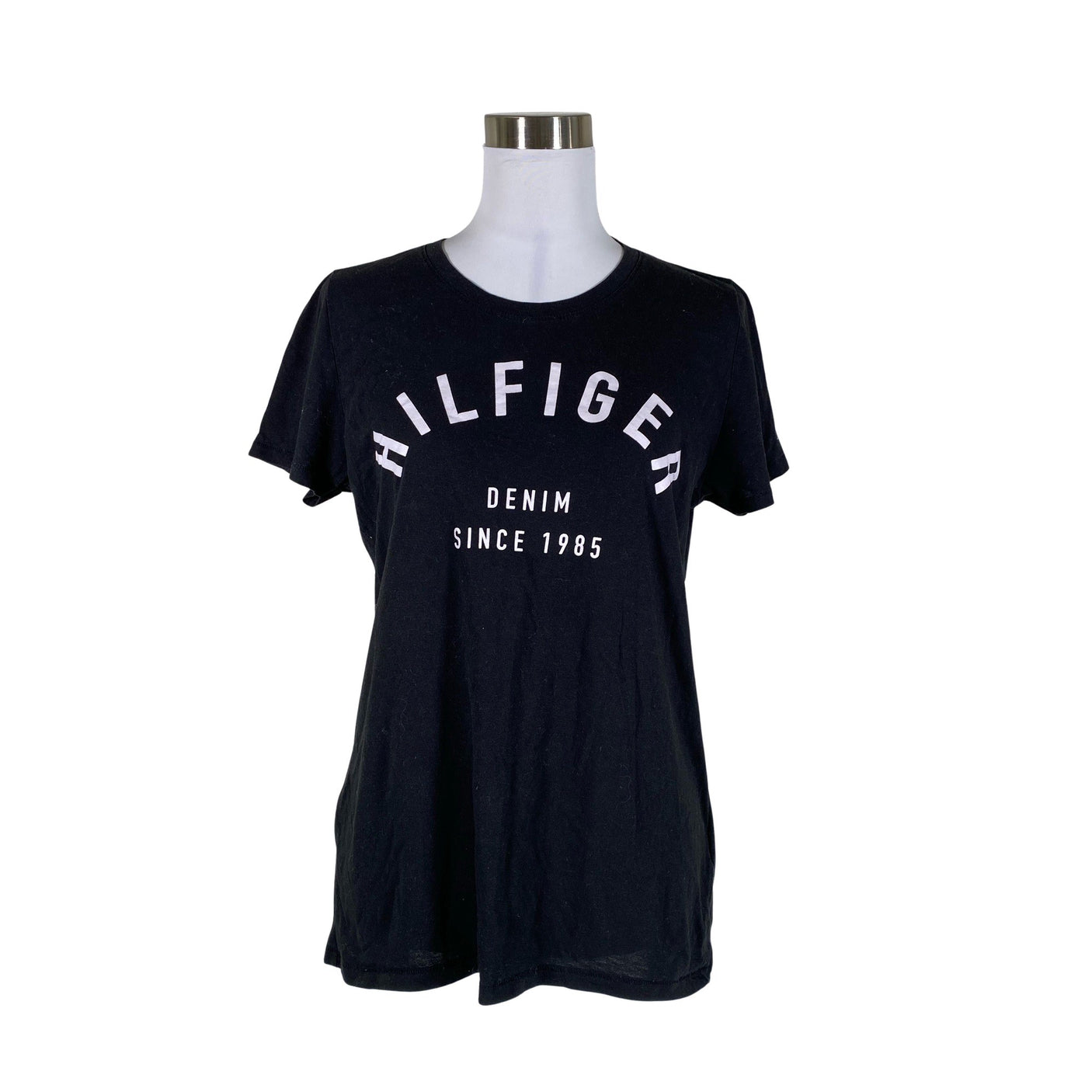 Naisten Tommy Hilfiger - T-paita, koko 40 - Musta (1)