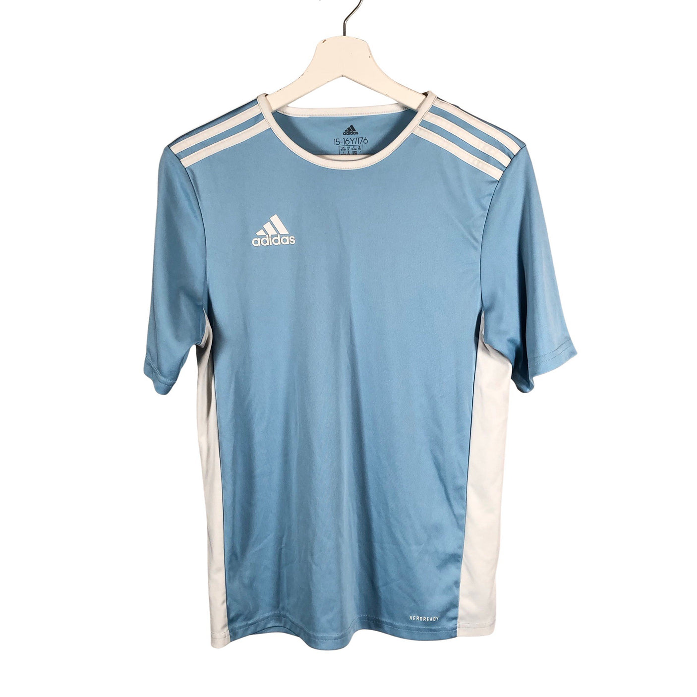 Unisex Adidas - Urheilupaita, lyhyet hihat, koko 170 - 176 - Vaaleansininen (1)
