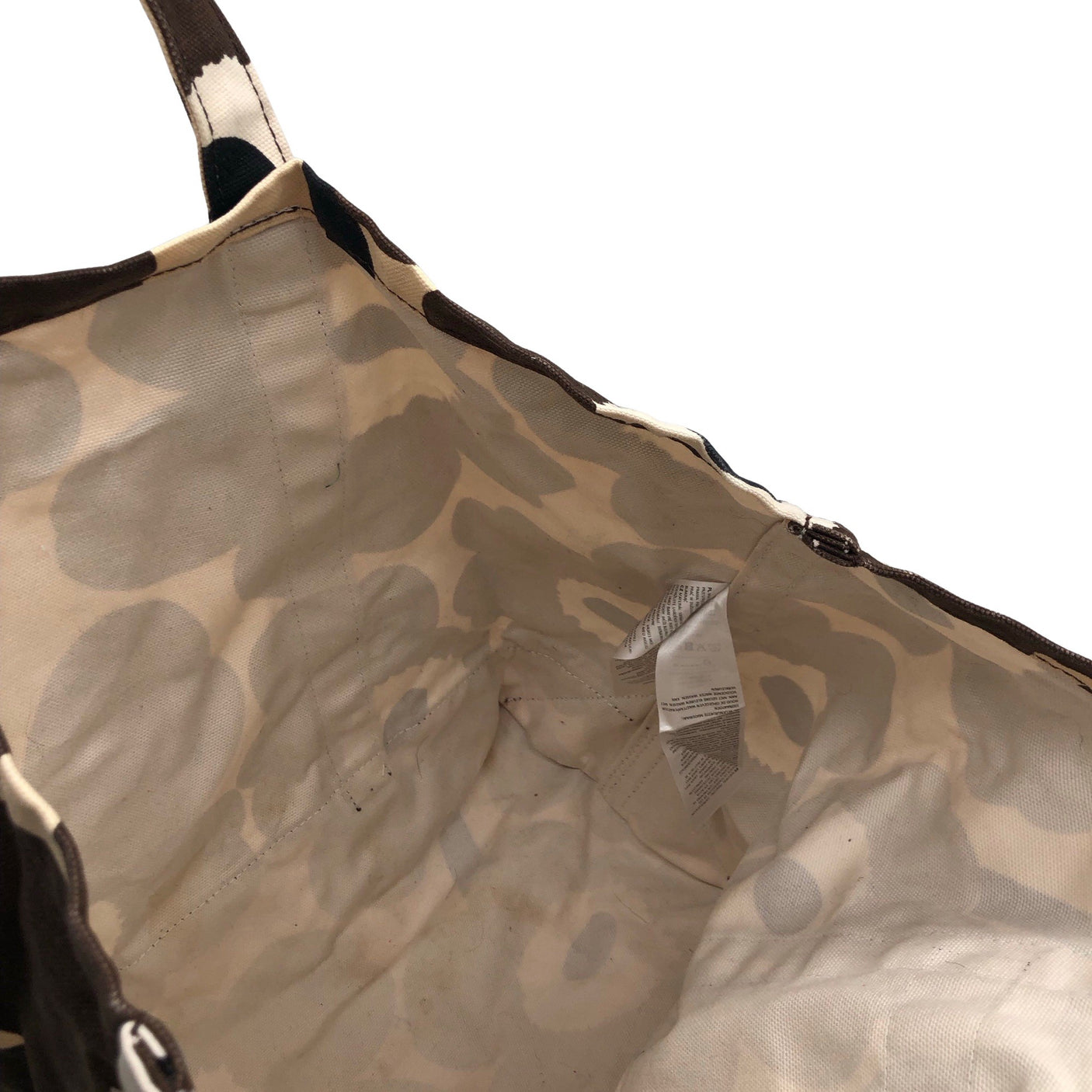 Naisten Marimekko - Matkakassi, koko Maxi - Ruskea (2)