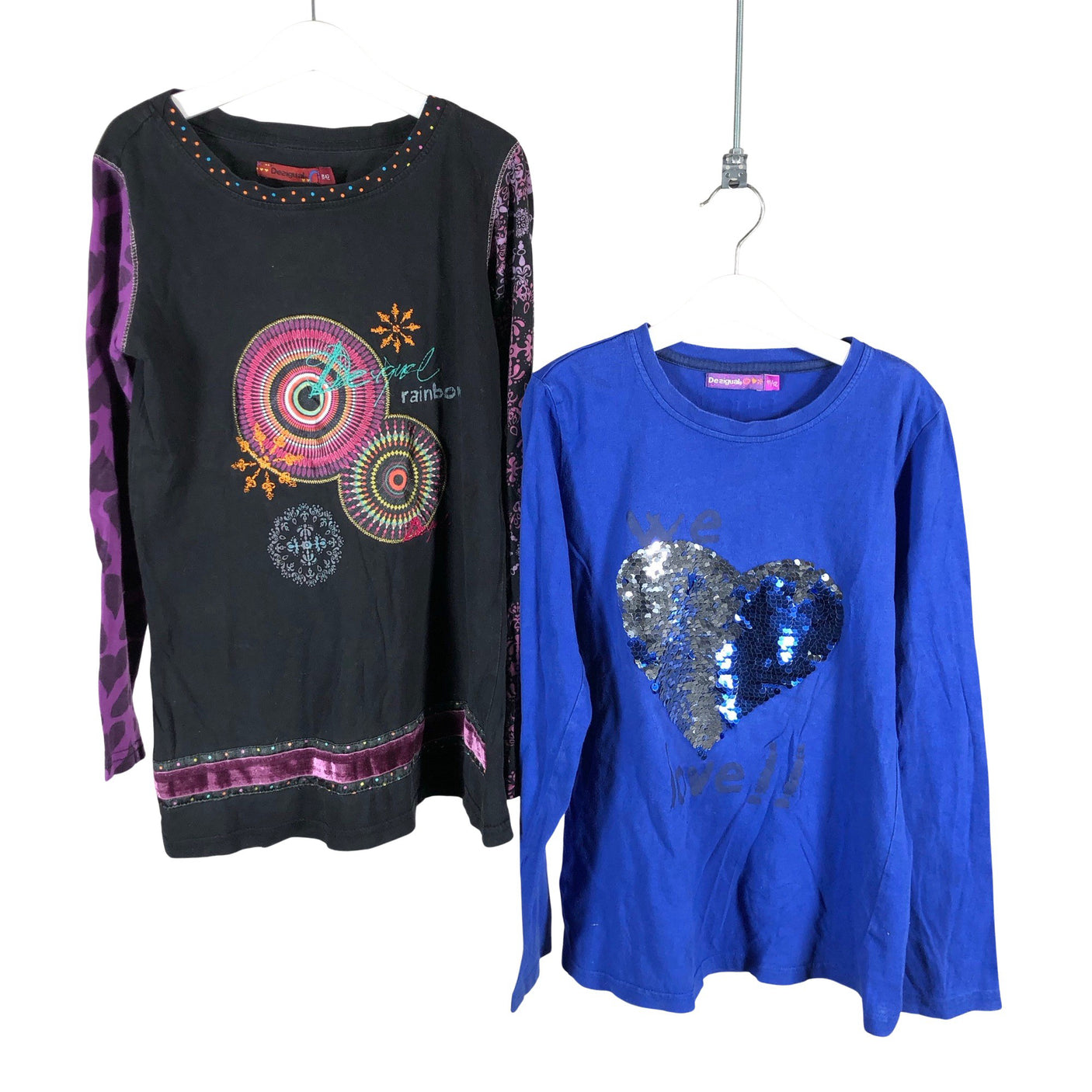 Tyttöjen Desigual - Trikoopaita, koko 146 - 152 - Sininen (1)