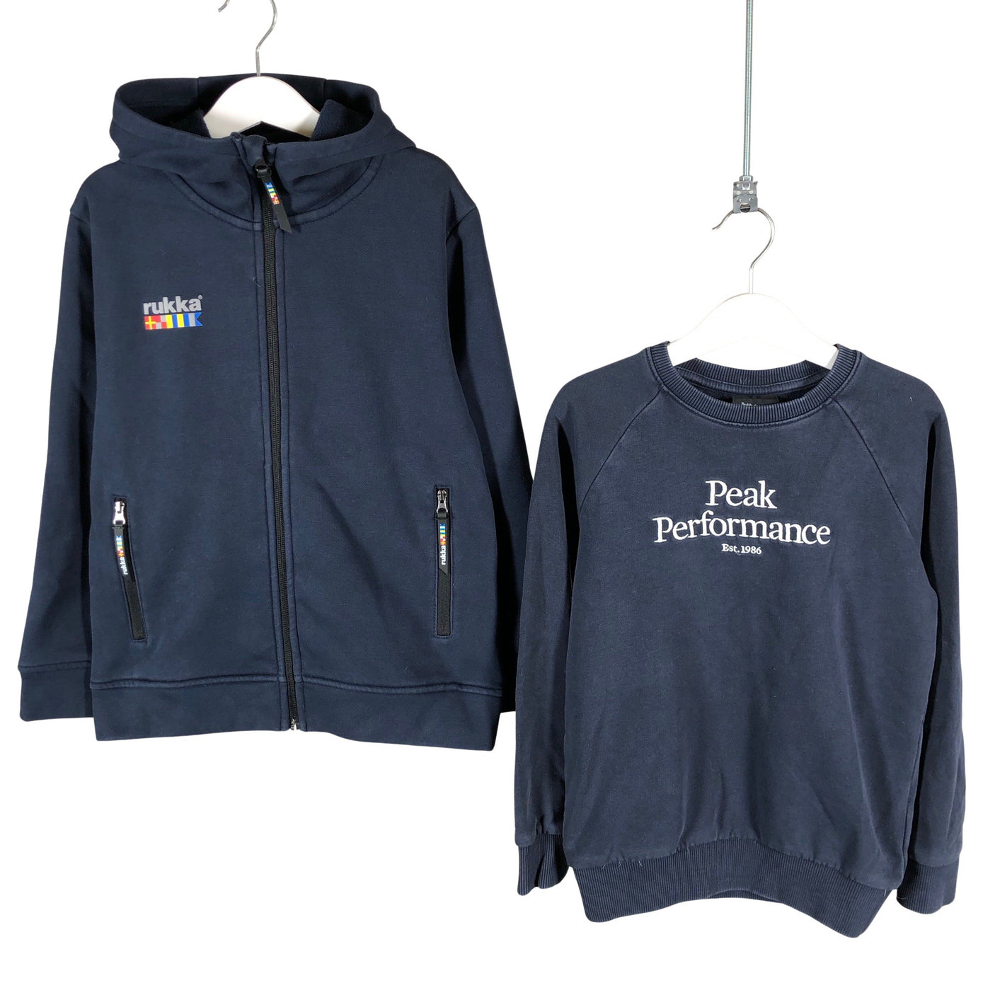 Unisex Rukka - Huppari, koko 122 - 128 - Sininen (1)