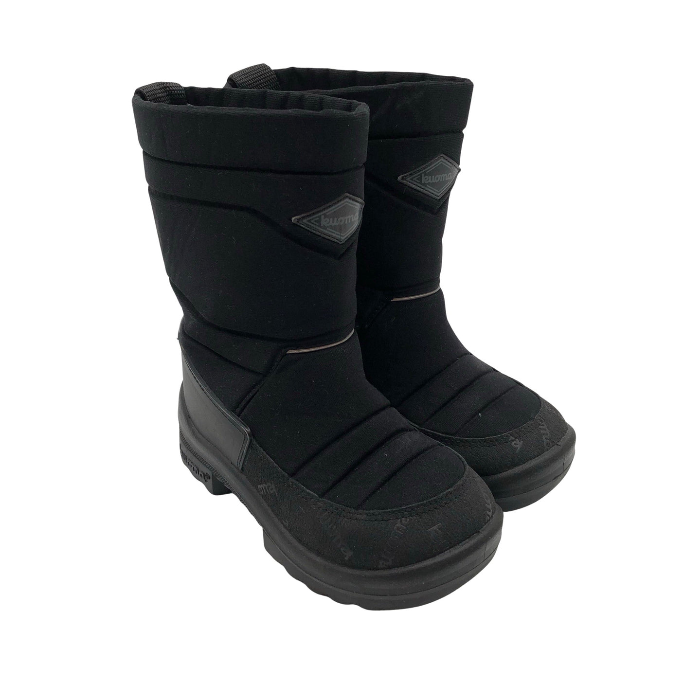 Unisex Kuoma - Talvikengät, koko 30 - Musta (2)