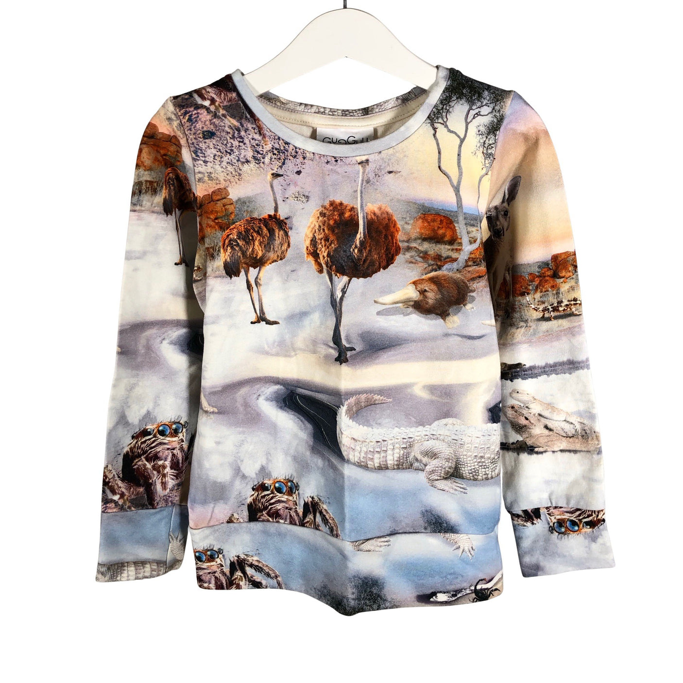 Unisex Gugguu - Collegepaita, koko 110 - 116 - Vaaleansininen (1)