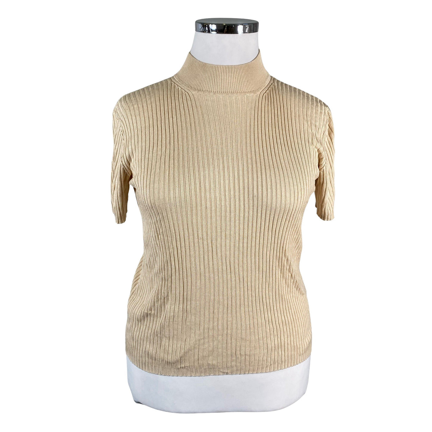 Naisten Stockmann Silk - Neuletakki, koko 42 - Beige (1)