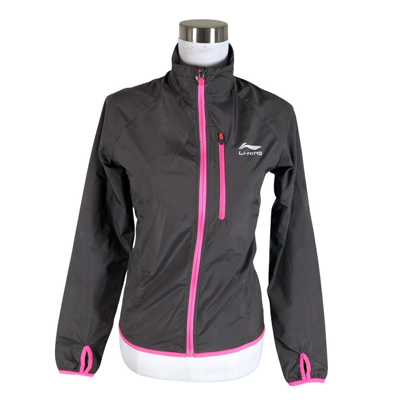 Naisten Li-ning - Urheilutakki, koko 34 - Harmaa (1)