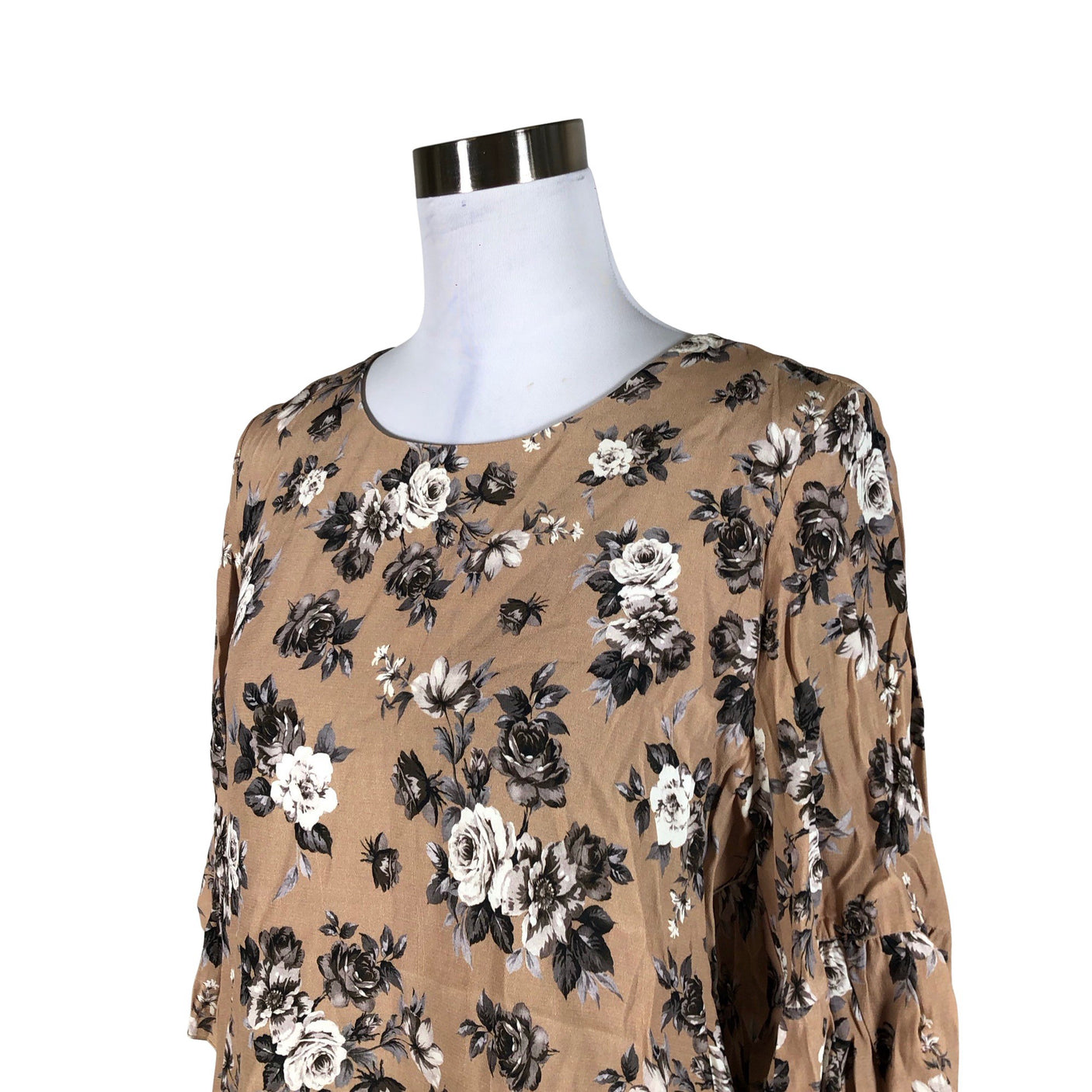 Naisten Andiata - Lyhythihainen pusero, koko 36 - Beige (3)
