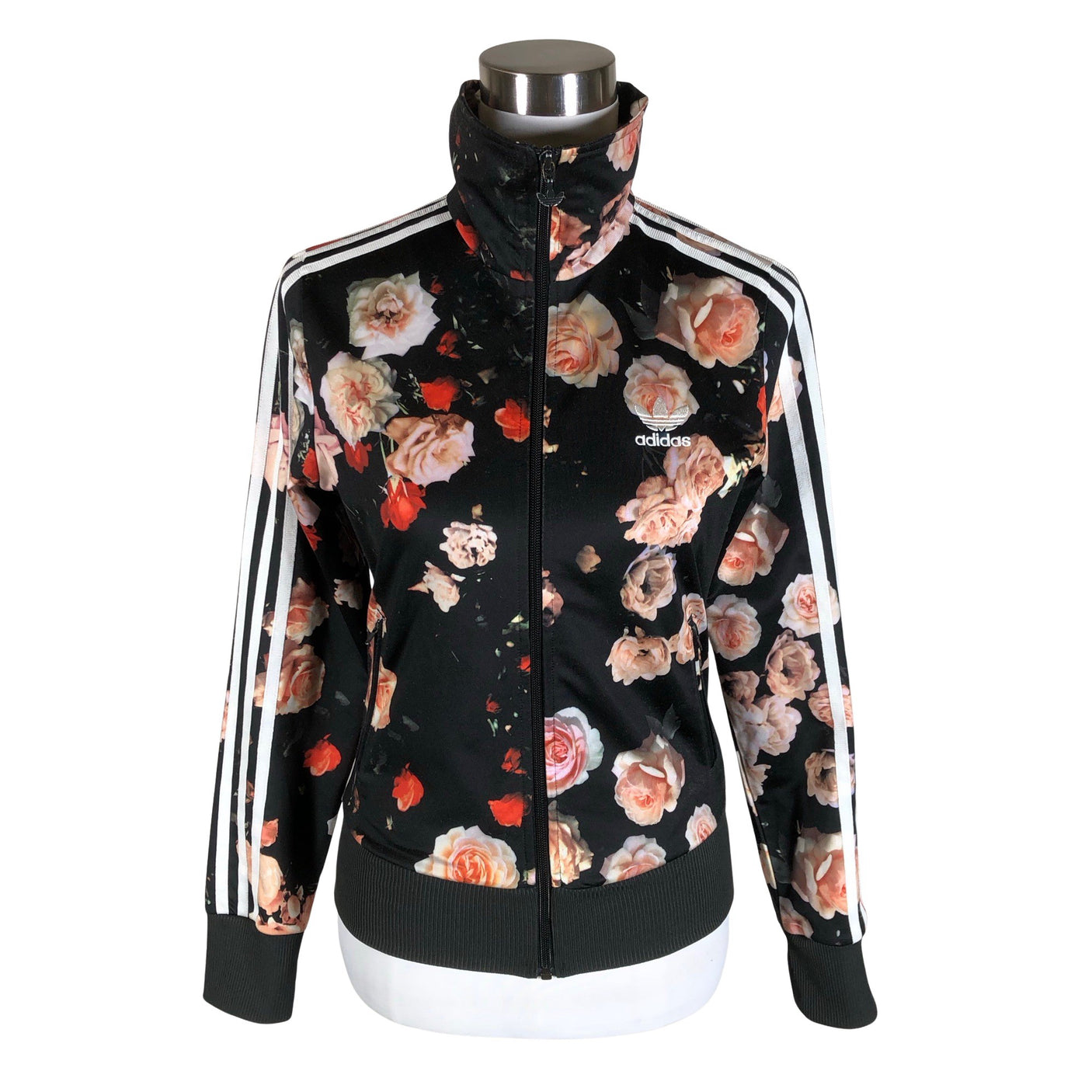 Naisten Adidas - Verryttelytakki, koko 34 - Musta (1)