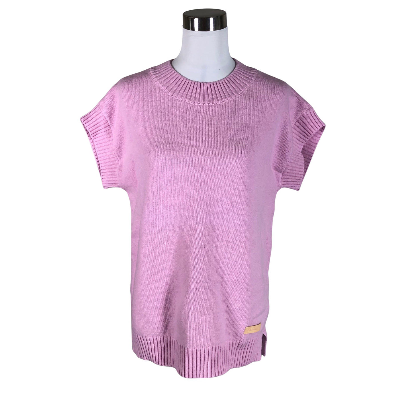 Naisten Puuvillatehdas - Neuleliivi, koko 38 - Vaaleanpunainen (1)