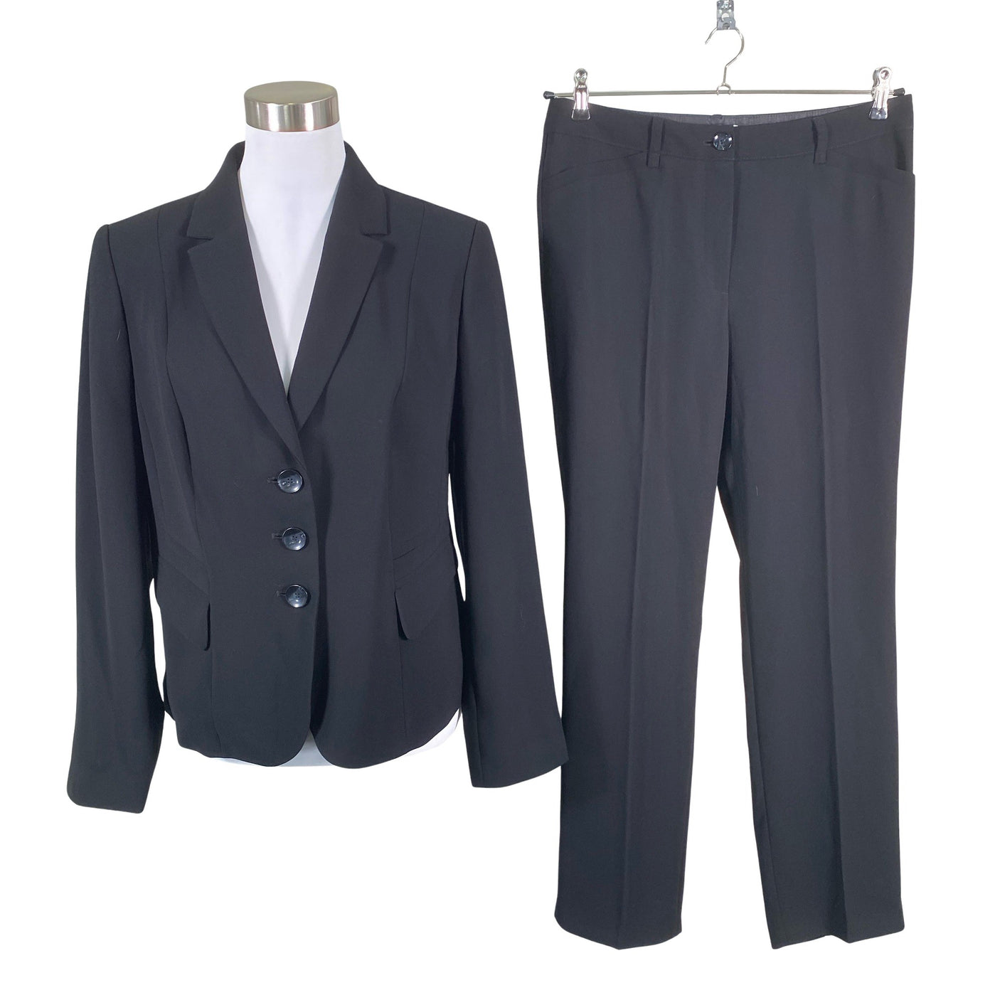 Naisten Gerry Weber - Jakkupuku, koko 40 - Musta (1)