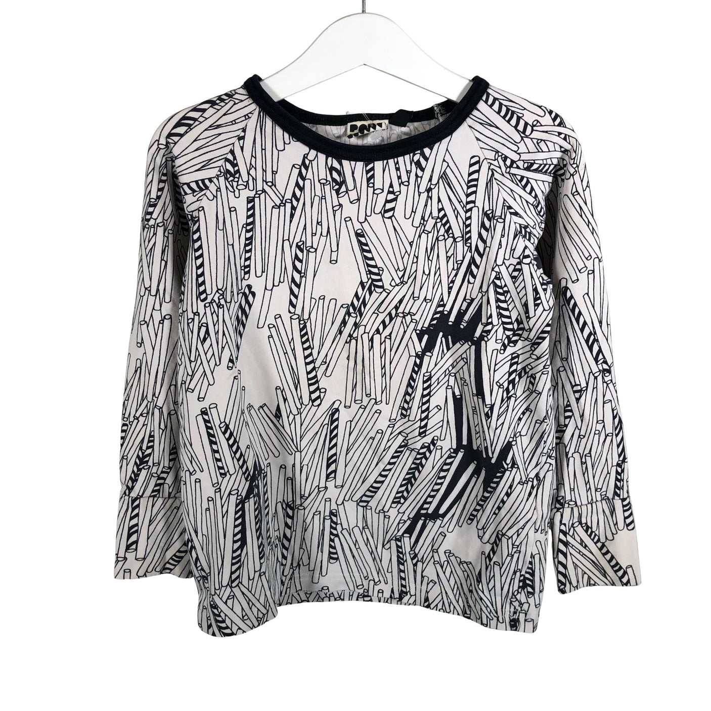 Unisex Papu - Trikoopaita, koko 110 - 116 - Valkoinen (1)