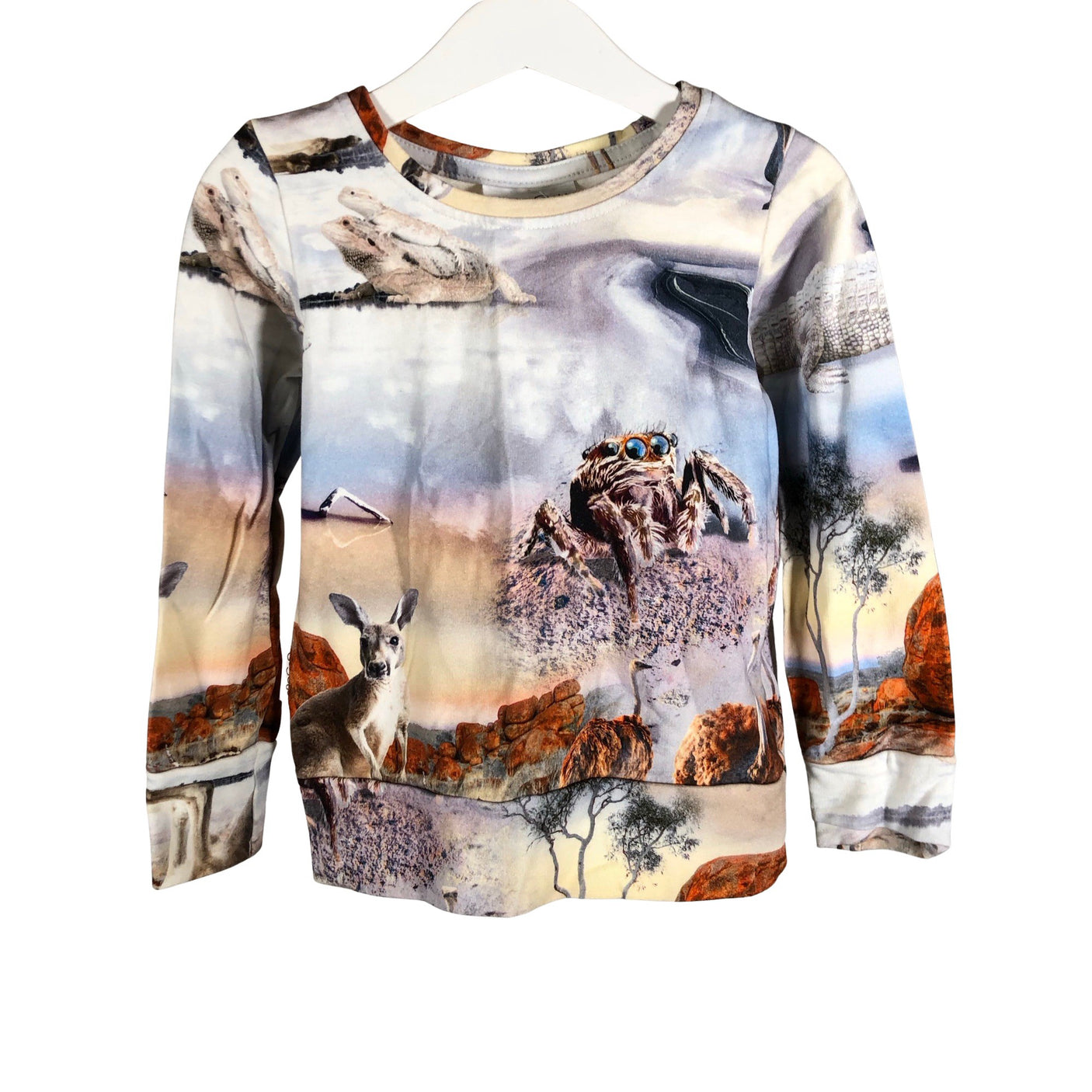 Unisex Gugguu - Collegepaita, koko 98 - 104 - Valkoinen (1)