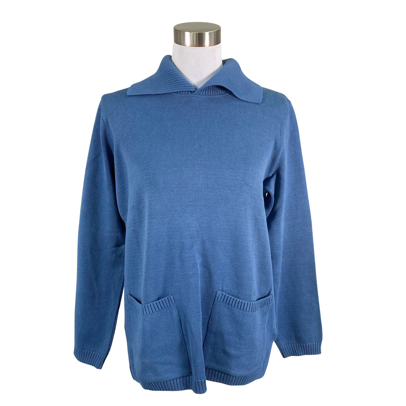 Naisten Anne Linnonmaa - Neulepaita, koko 38 - Vaaleansininen (1)