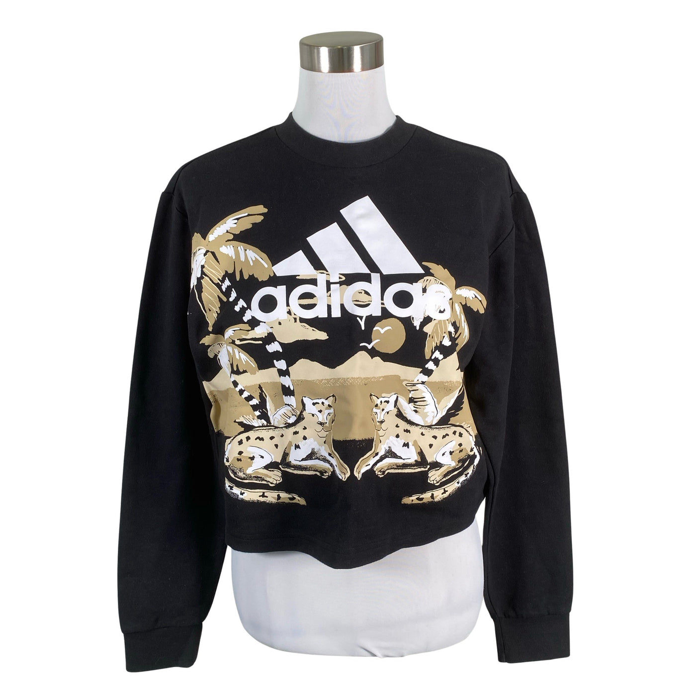 Naisten Adidas - Collegepaita, koko 36 - Musta (1)