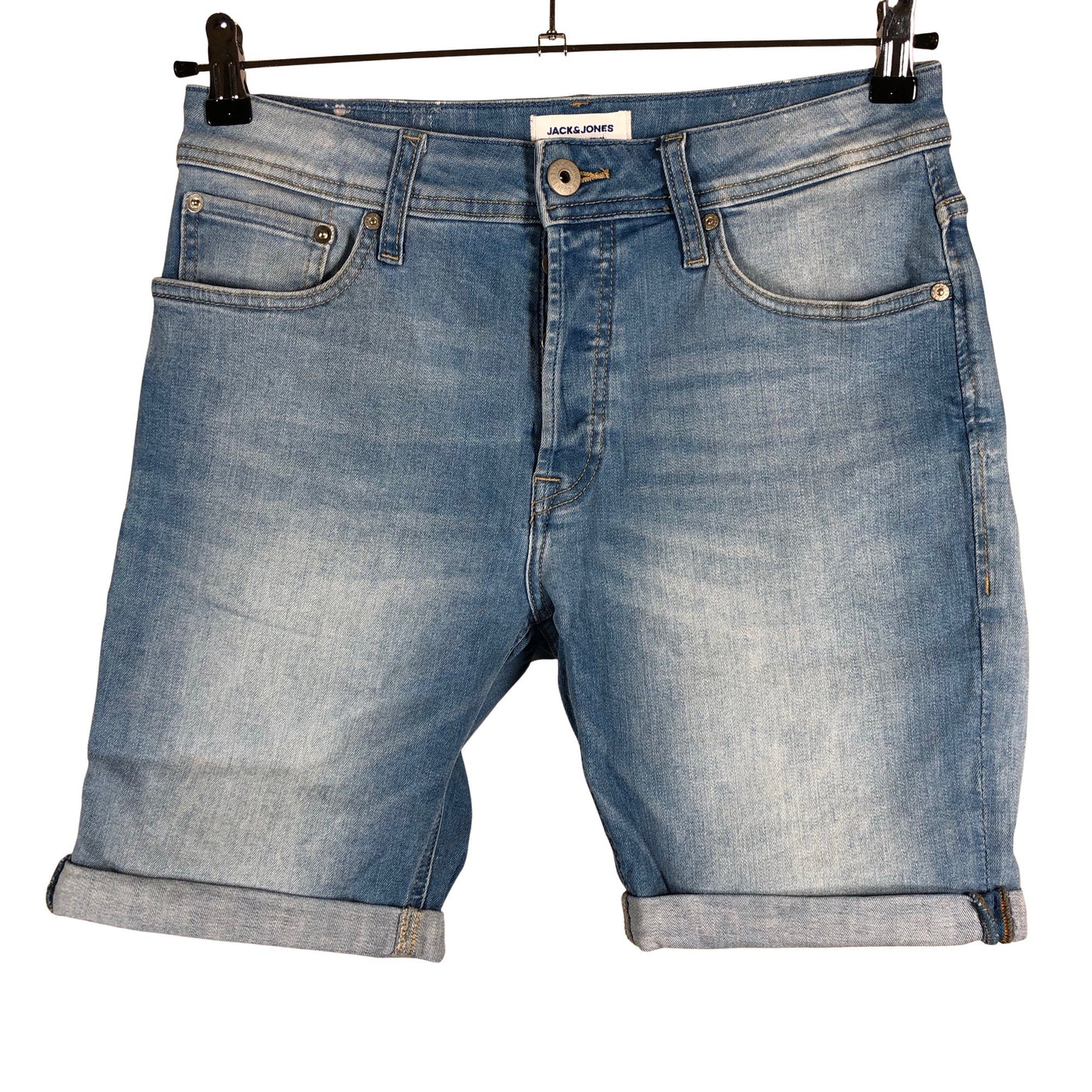 Miesten Jack & Jones - Farkkushortsit, koko S - Vaaleansininen (1)