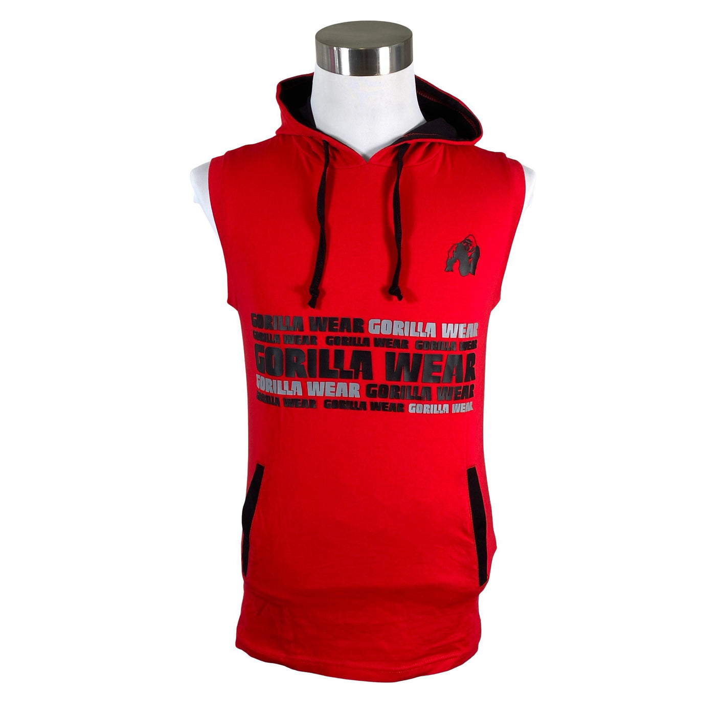 Miesten Gorilla Wear - Hihaton paita, koko M - Punainen (1)