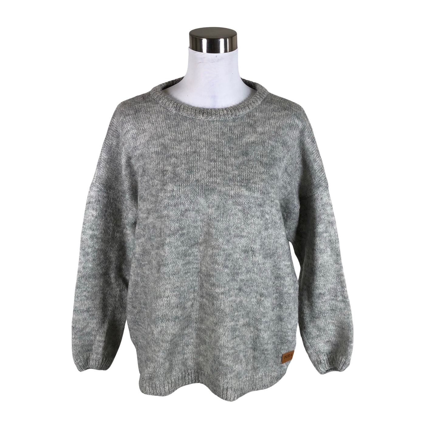 Naisten Pura Finland - Neulepaita, koko 38 - Harmaa (1)