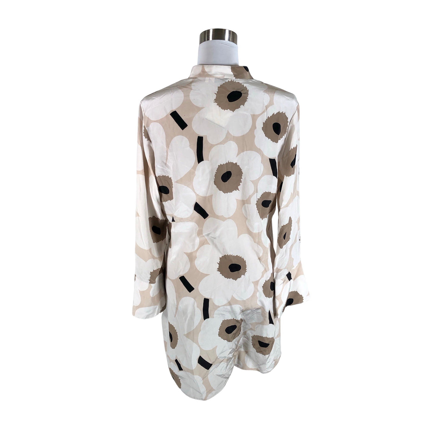 Naisten Marimekko - Sifonkitunika, koko 38 - Beige (2)