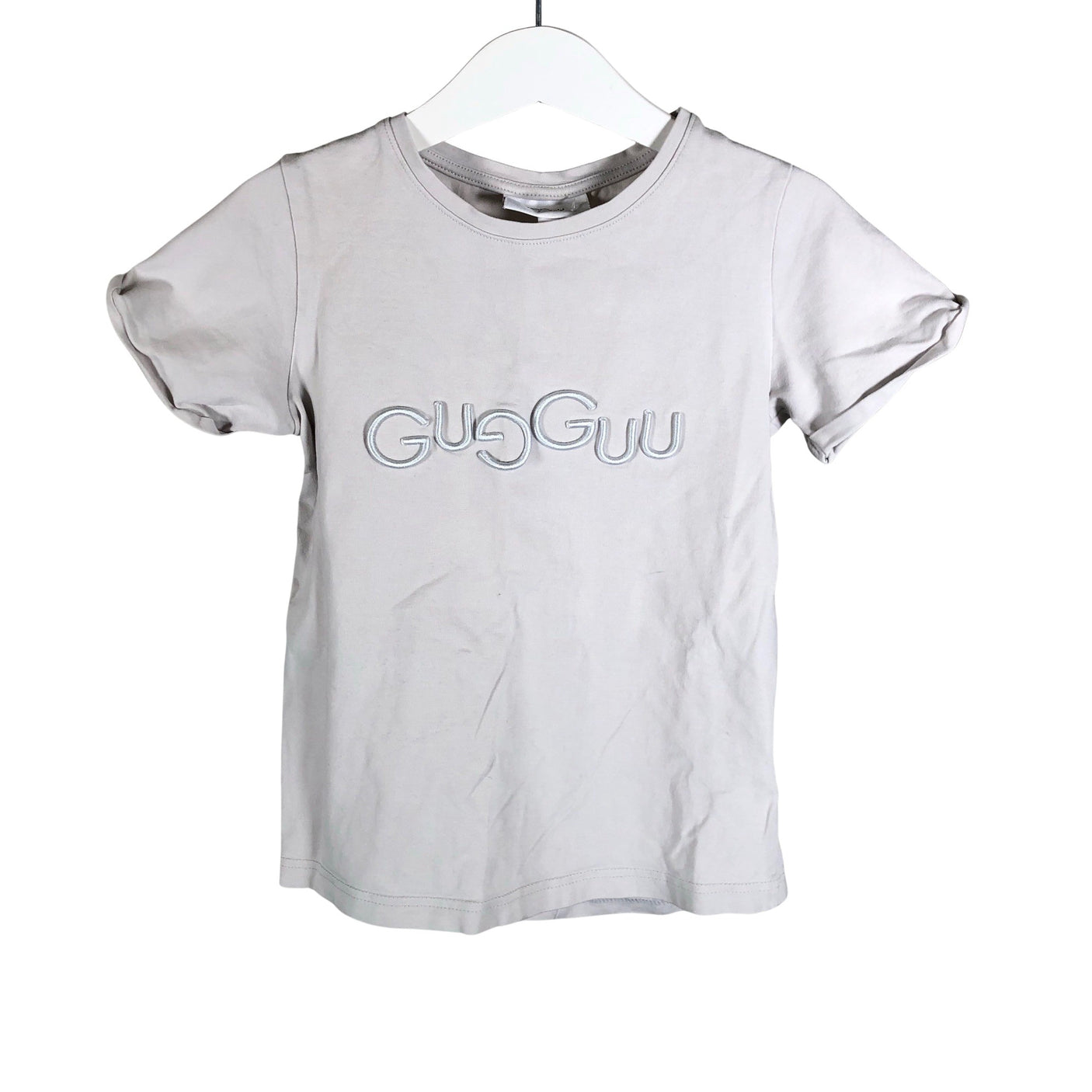 Unisex Gugguu - T-paita, koko 104 - 110 - Harmaa (1)