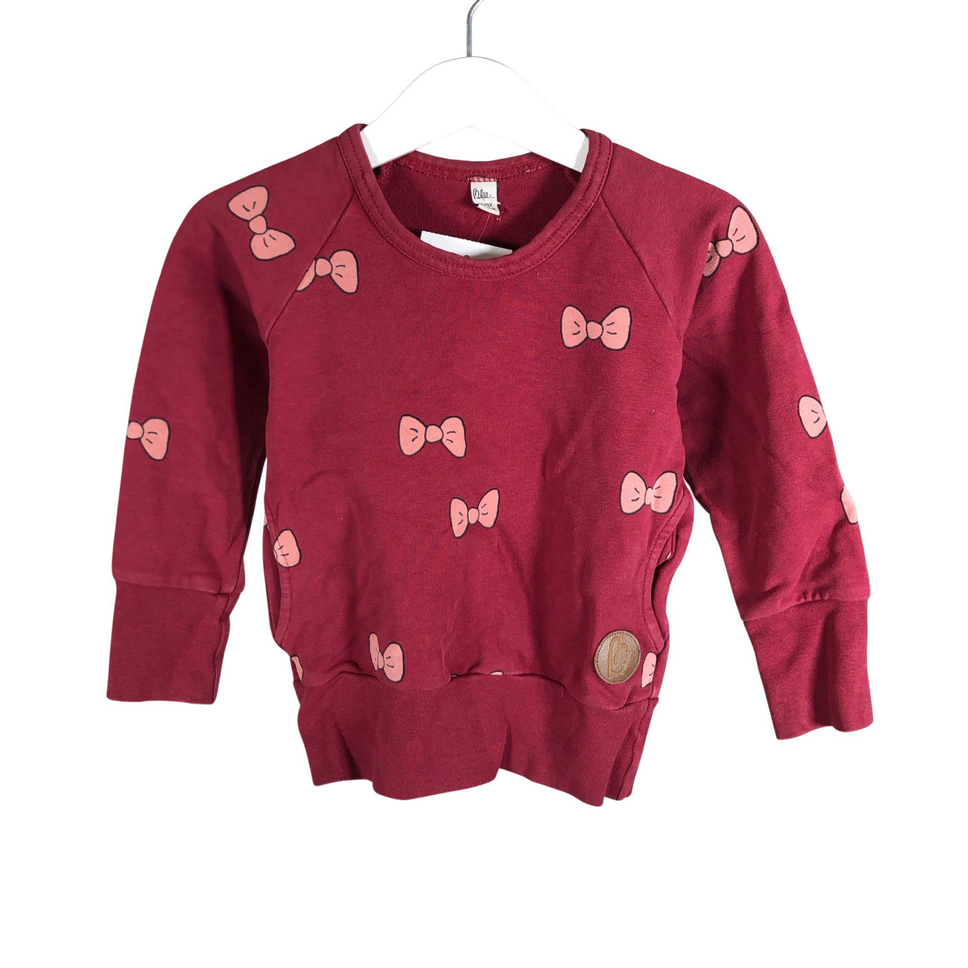 Tyttöjen Blaa - Collegepaita, koko 86 - 92 - Punainen (1)