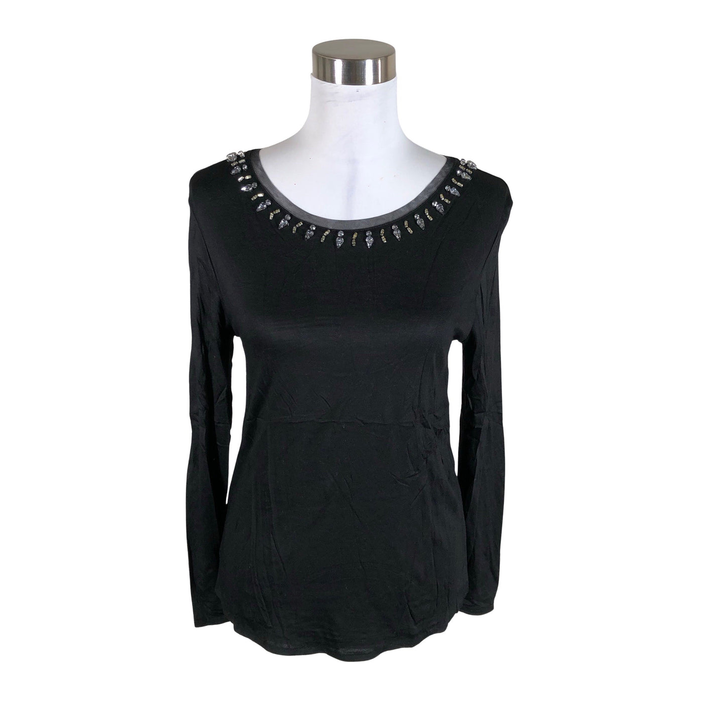 Naisten Massimo Dutti - Trikoopaita, koko 38 - Musta (1)