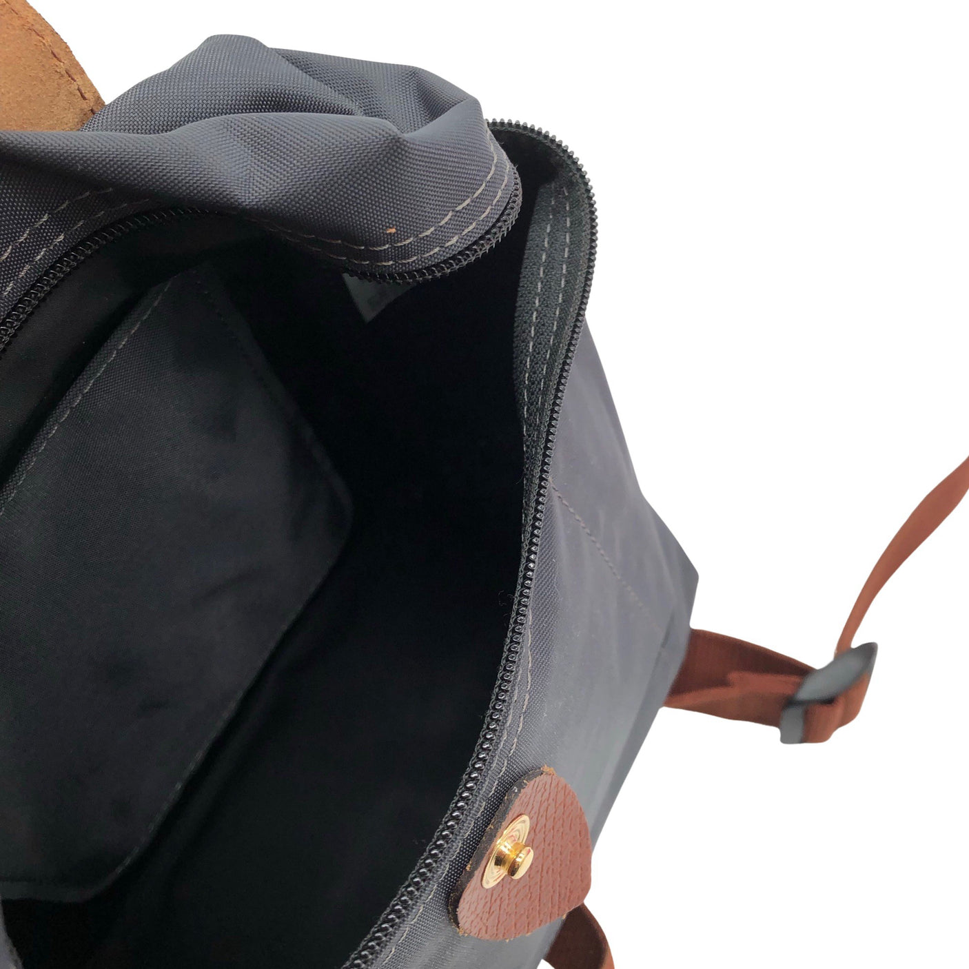 Naisten Longchamp - Reppu, koko Midi - Sininen (3)
