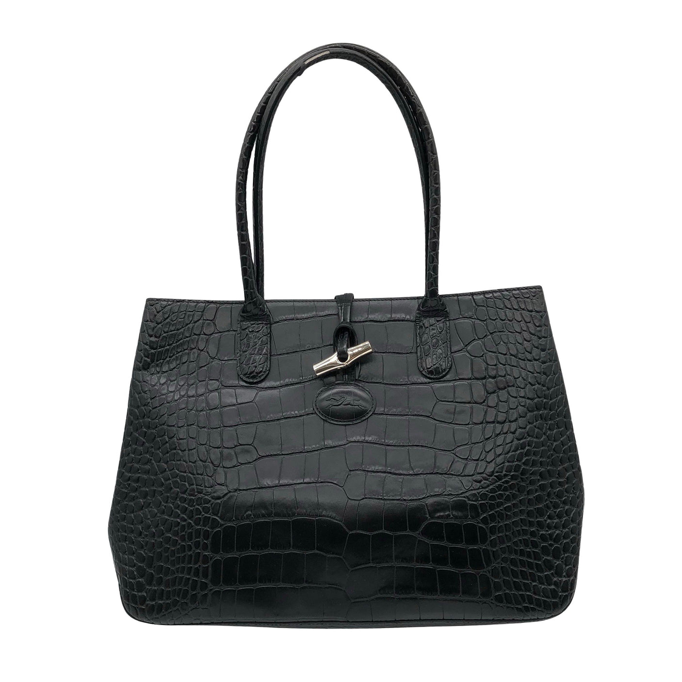 Naisten Longchamp - Käsilaukku, koko Maxi - Musta (1)