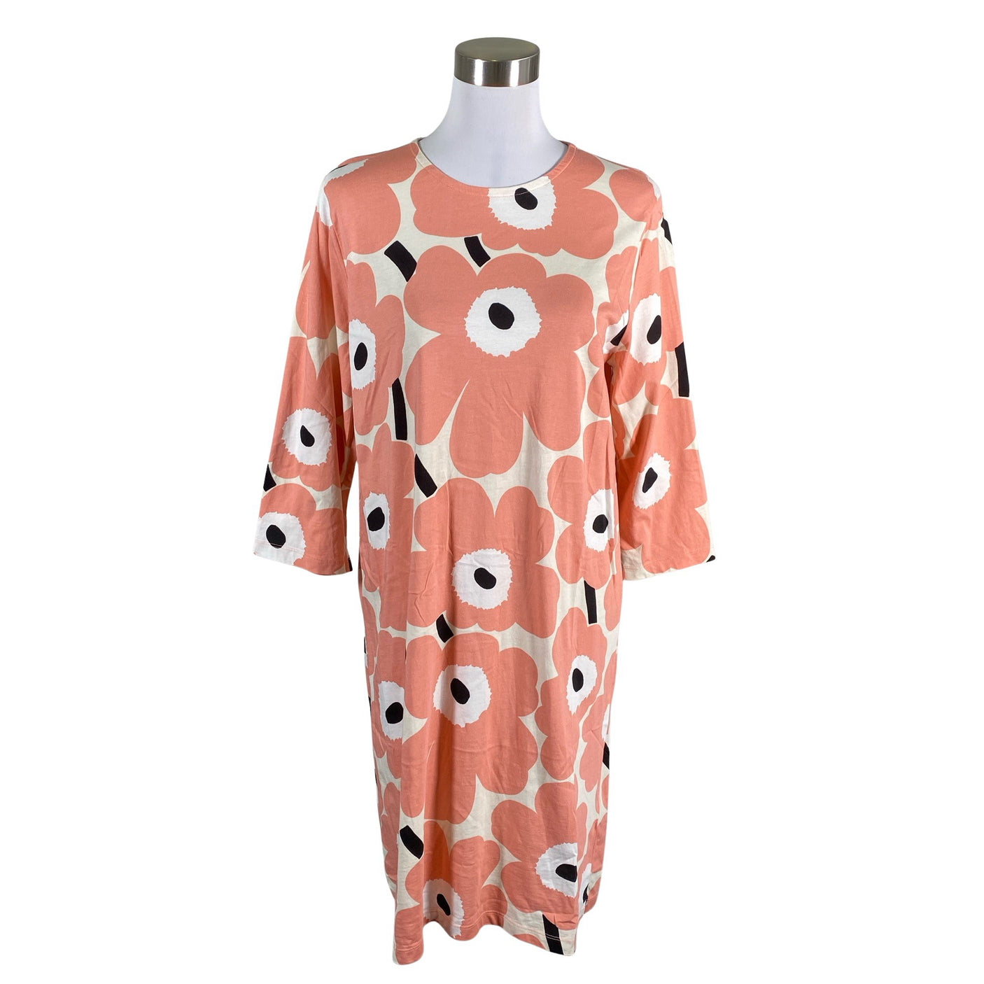 Naisten Marimekko - Trikoomekko, koko 40 - Vaaleanpunainen (1)