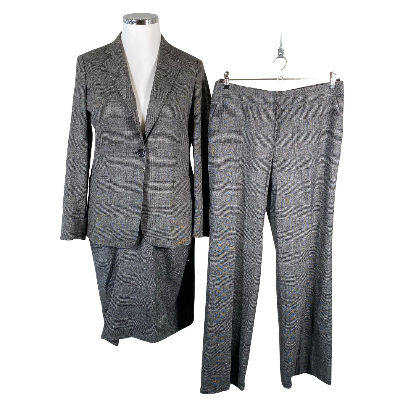 Naisten MaxMara Studio - Jakkupuku, koko 42 - Harmaa (1)