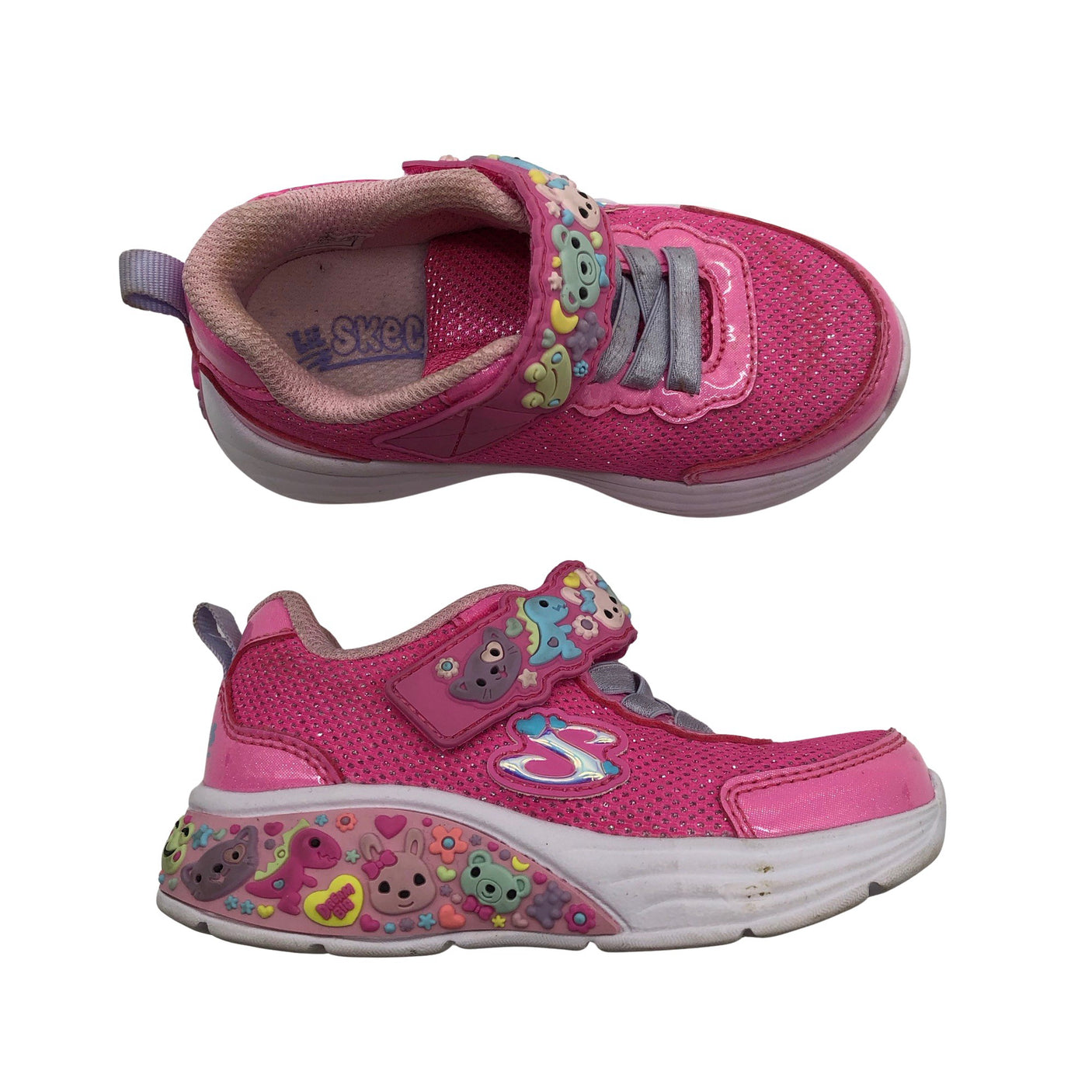 Tyttöjen Skechers - Lenkkarit, koko 23 - Pinkki (1)