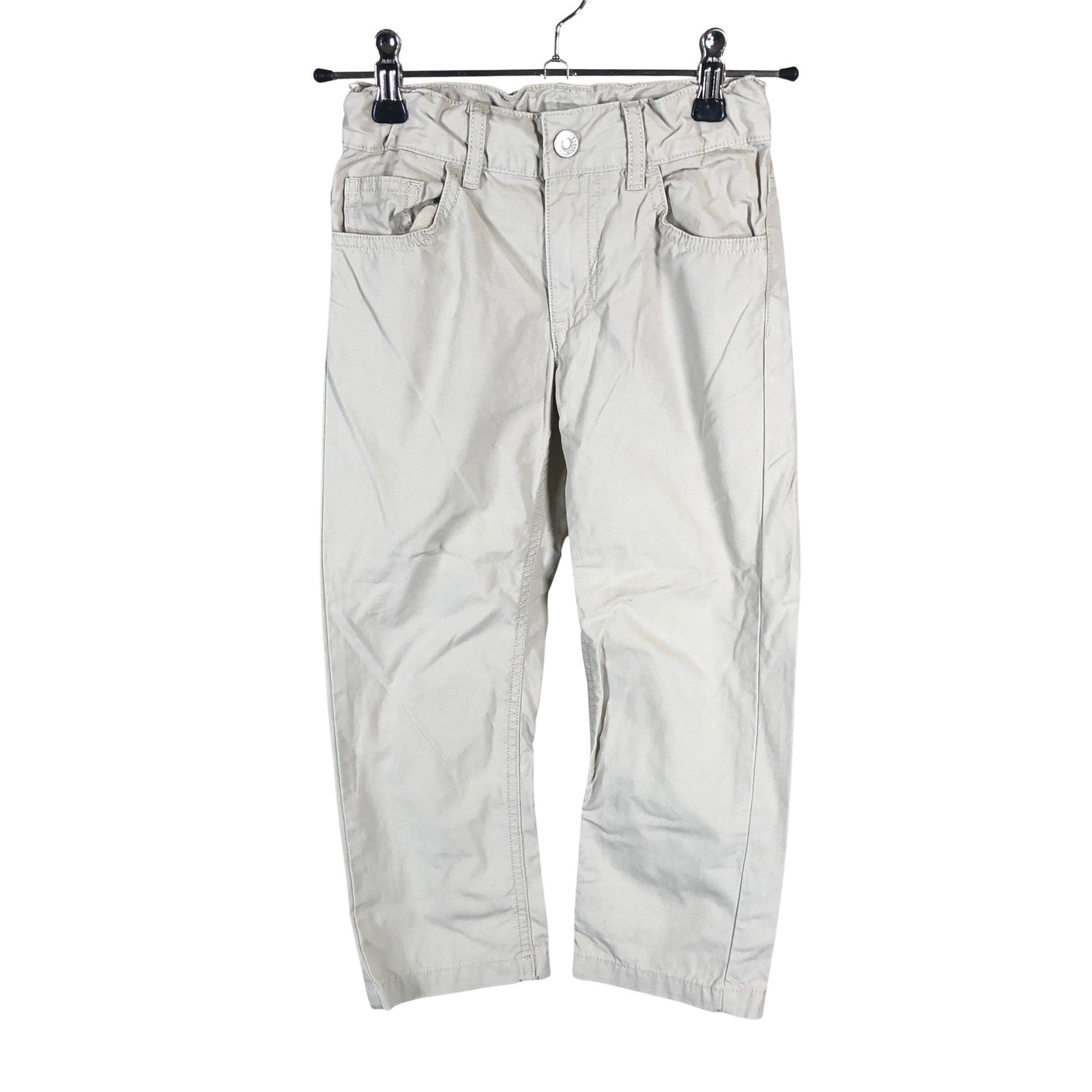 Poikien Benetton - Kangashousut, koko 116 - 122 - Beige (1)