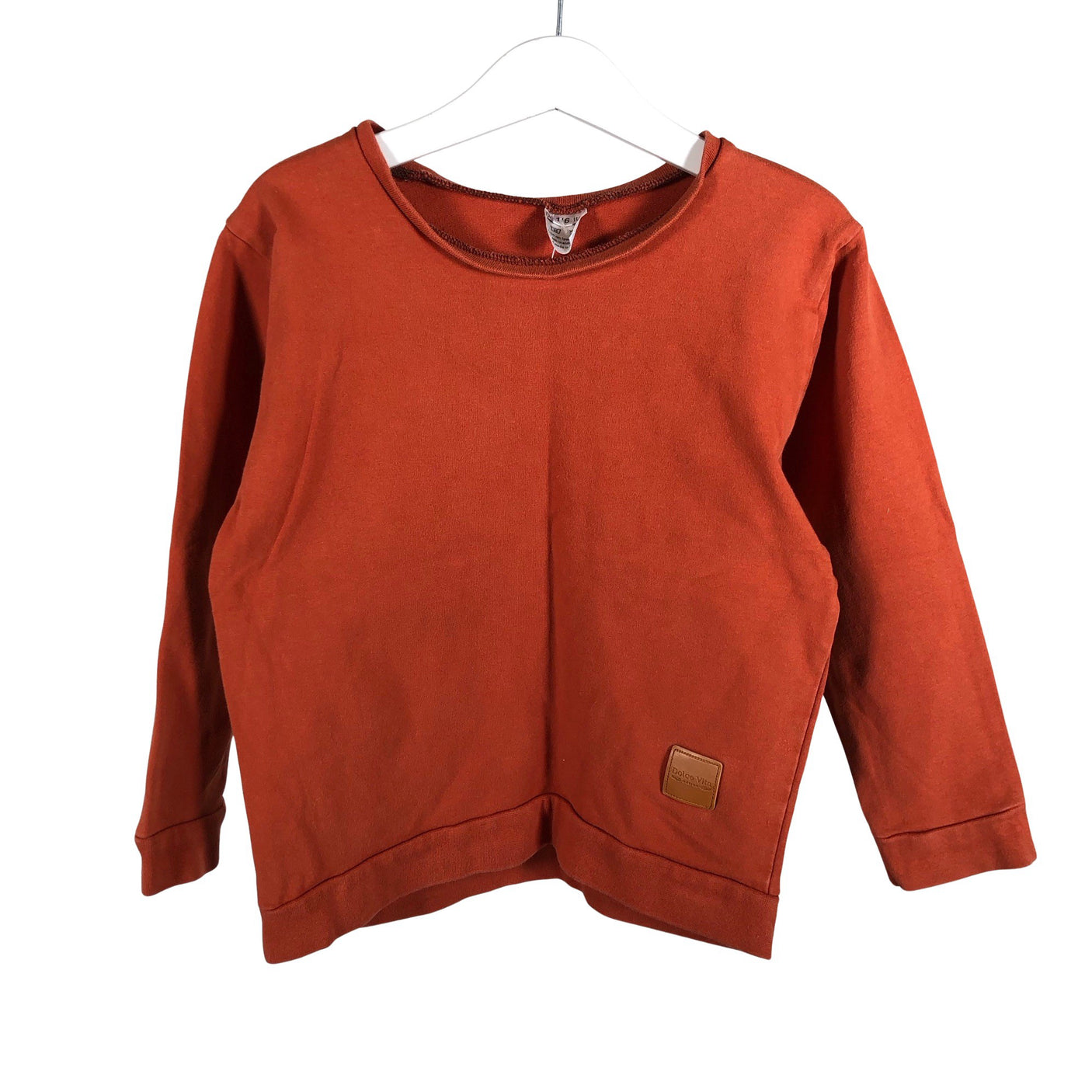 Unisex Dolce Vita - Collegepaita, koko 110 - 116 - Oranssi (1)