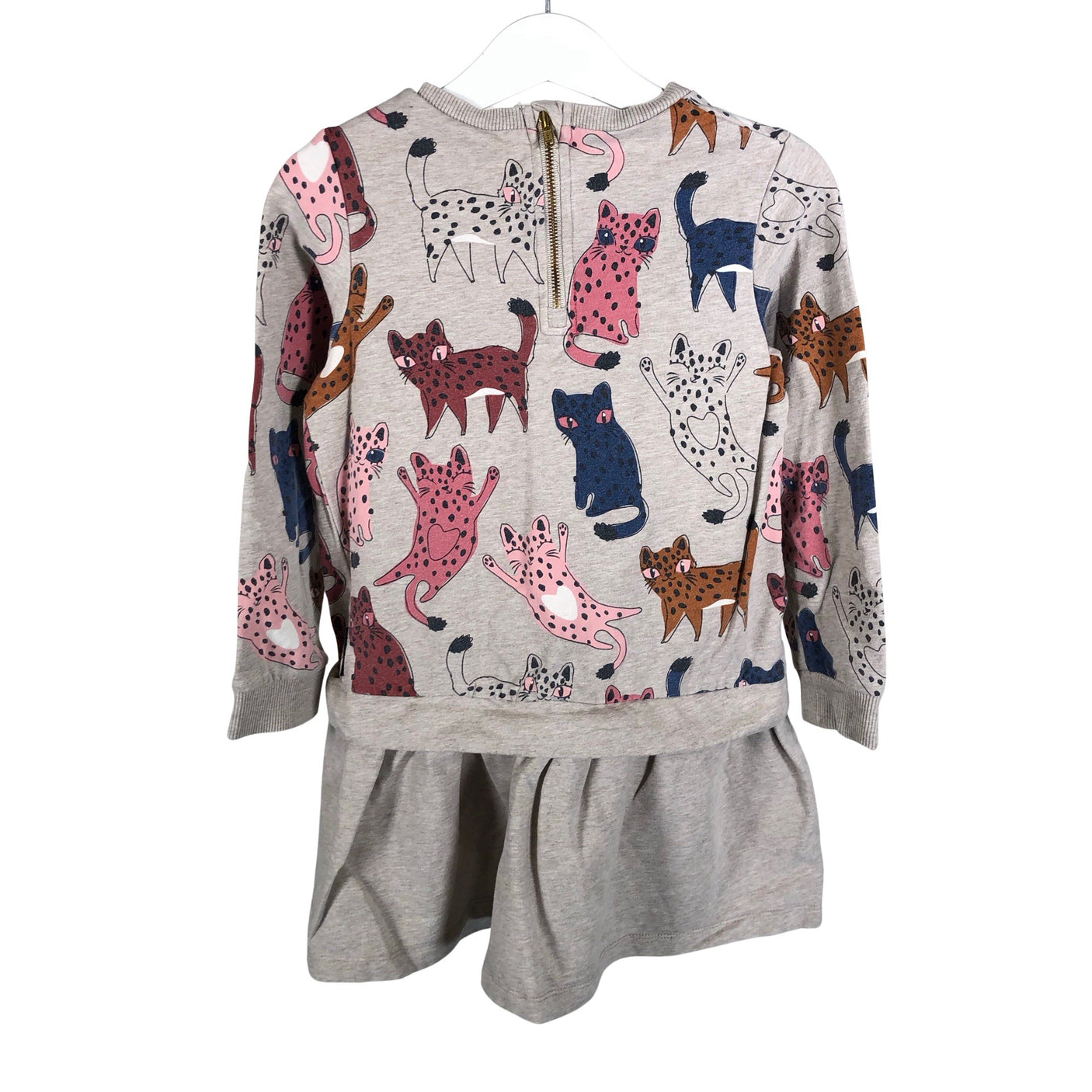 Tyttöjen Polarn O. Pyret - Collegemekko, koko 104 - 110 - Beige (1)