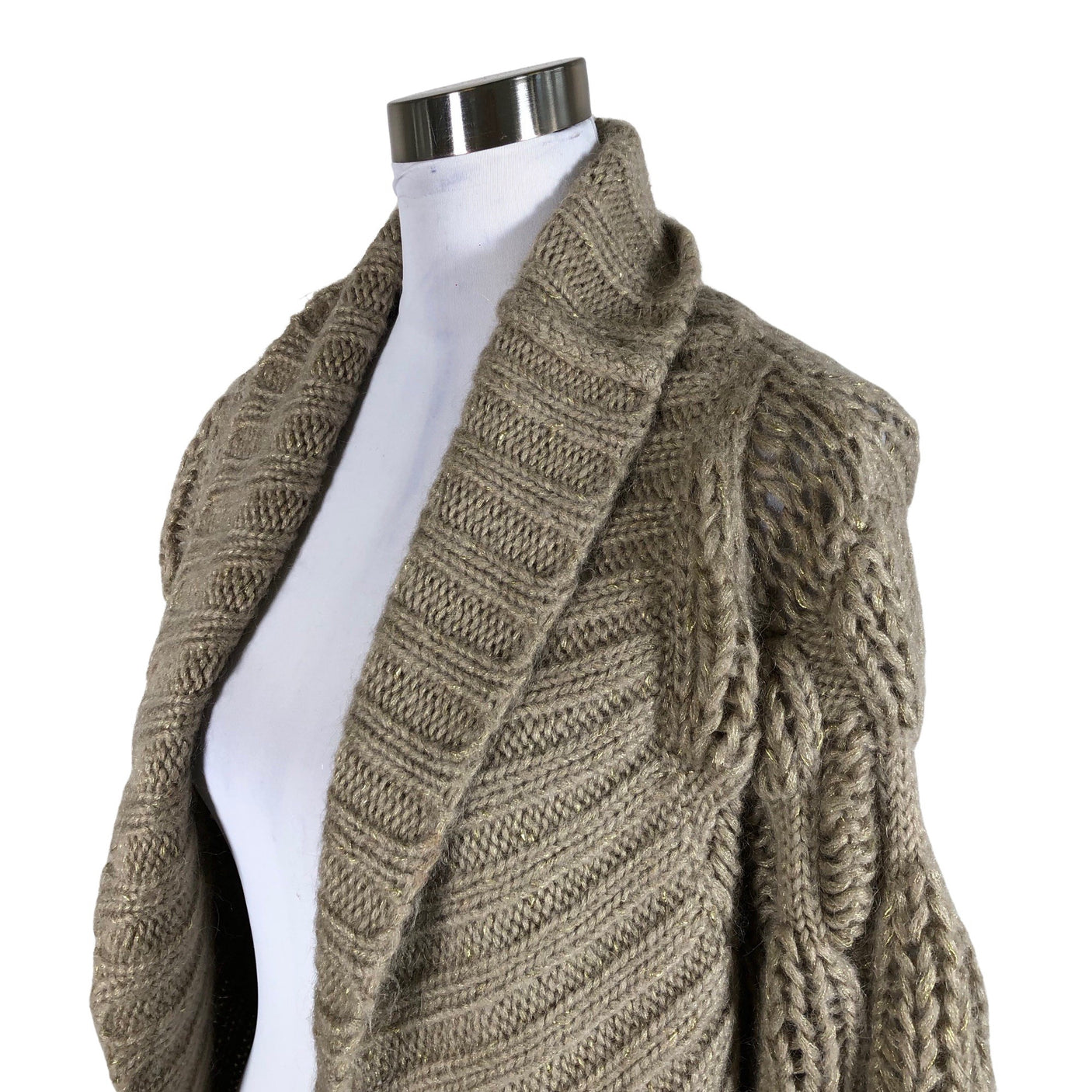 Naisten Sand - Neuletakki, koko 38 - Beige (3)