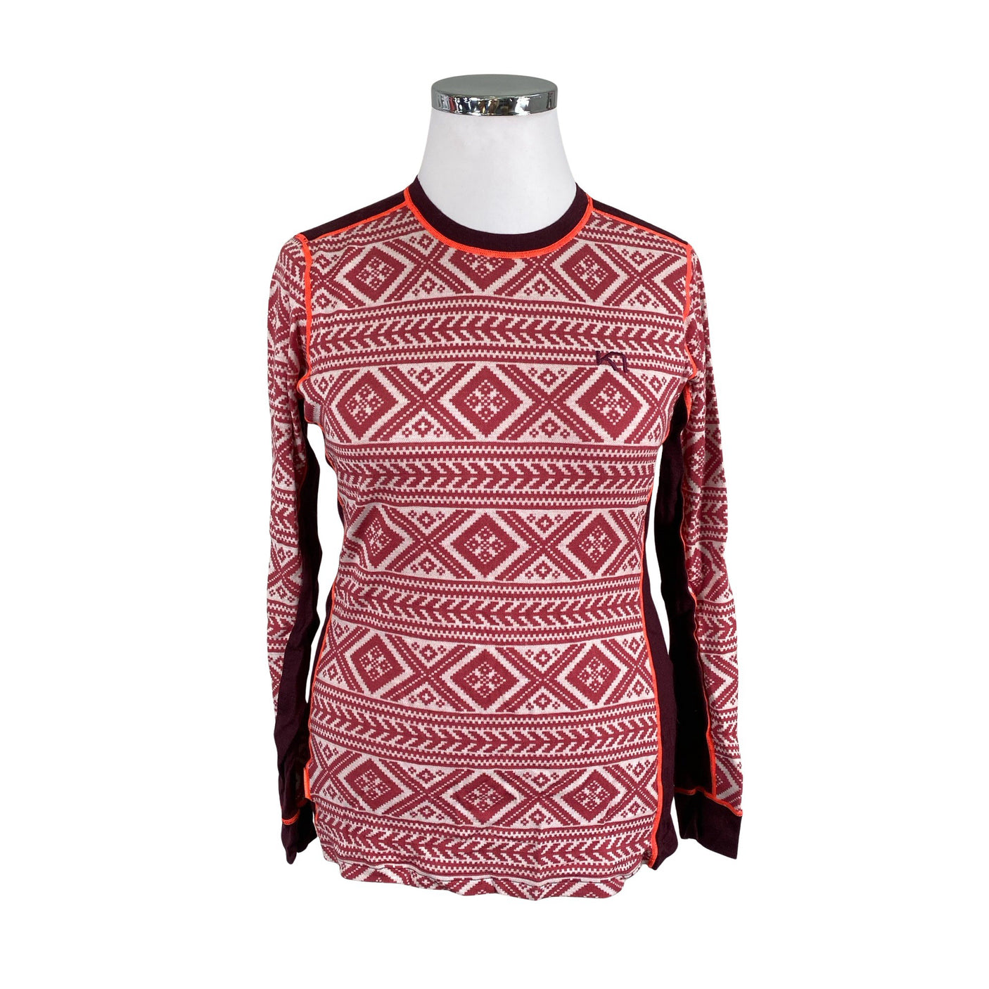 Naisten Kari Traa - Kerrastopaita, koko 42 - Viininpunainen (1)