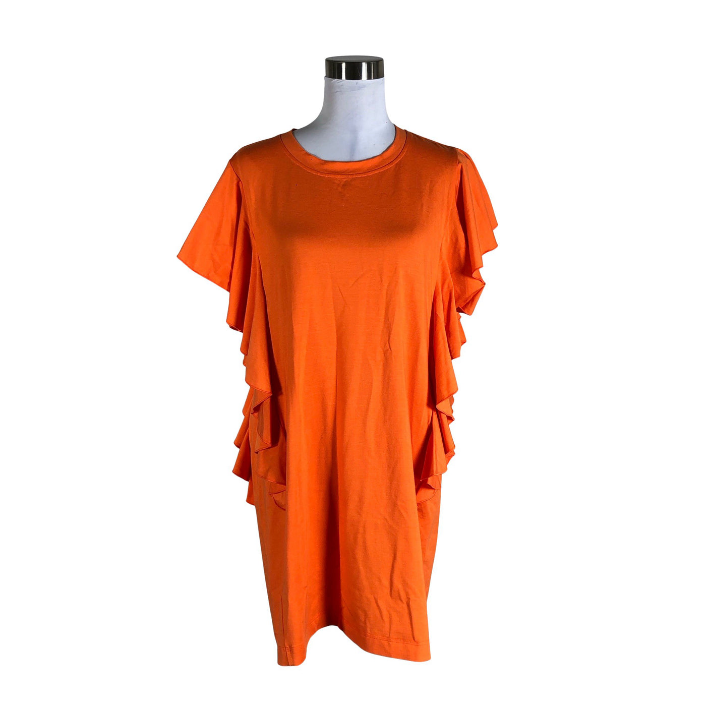 Naisten Ommellinen - Trikoomekko, koko 40 - Oranssi (1)