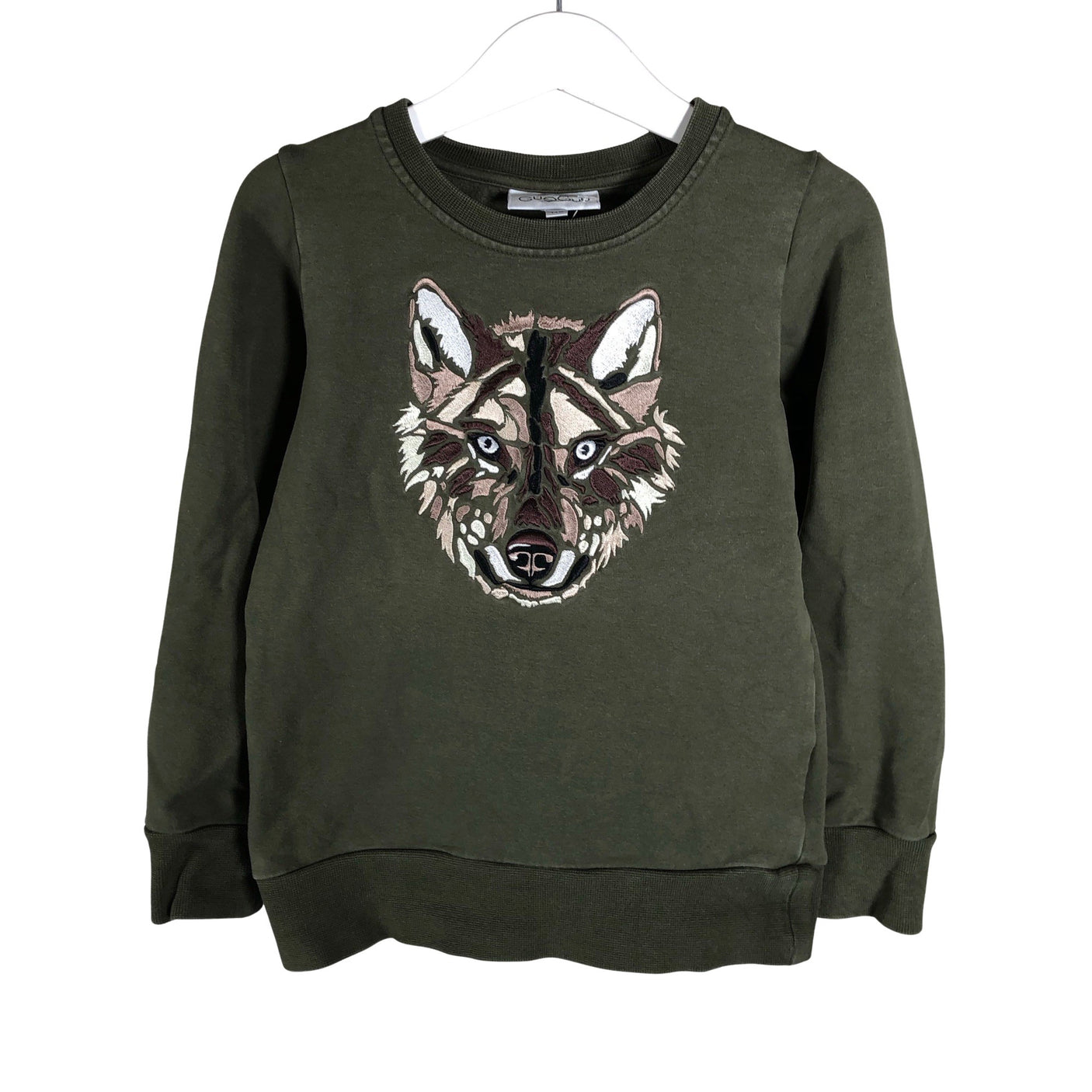 Unisex Gugguu - Collegepaita, koko 110 - 116 - Vihreä (1)