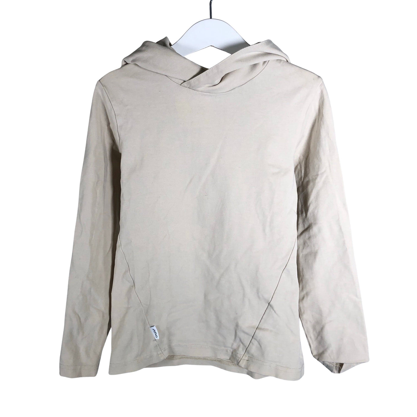 Unisex Gugguu - Trikoopaita, koko 122 - 128 - Beige (1)