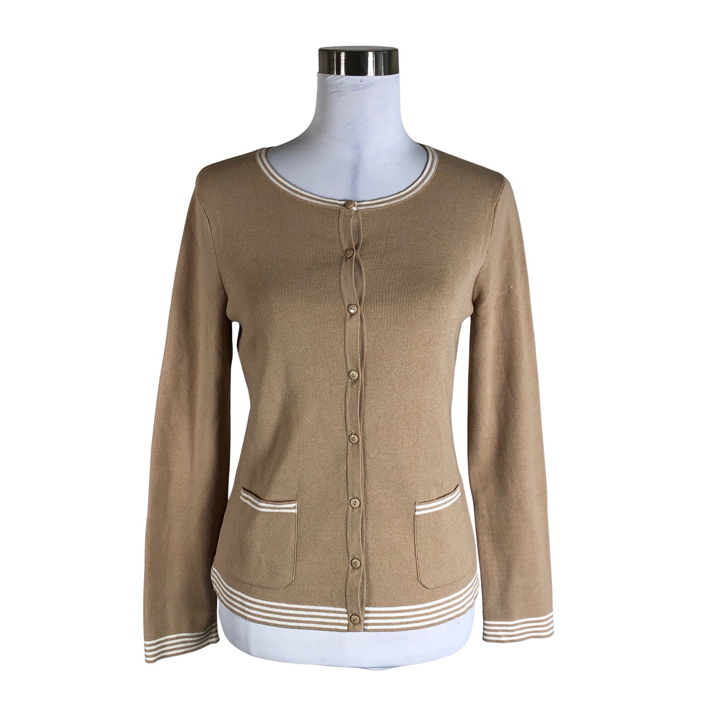 Naisten Gerry Weber - Neuletakki, koko 36 - Beige (1)