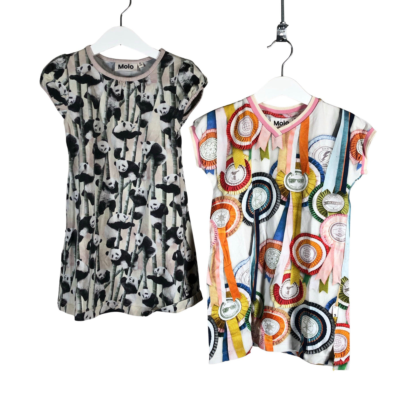 Tyttöjen Molo Kids - Trikoomekko, koko 98 - 104 - Harmaa (1)