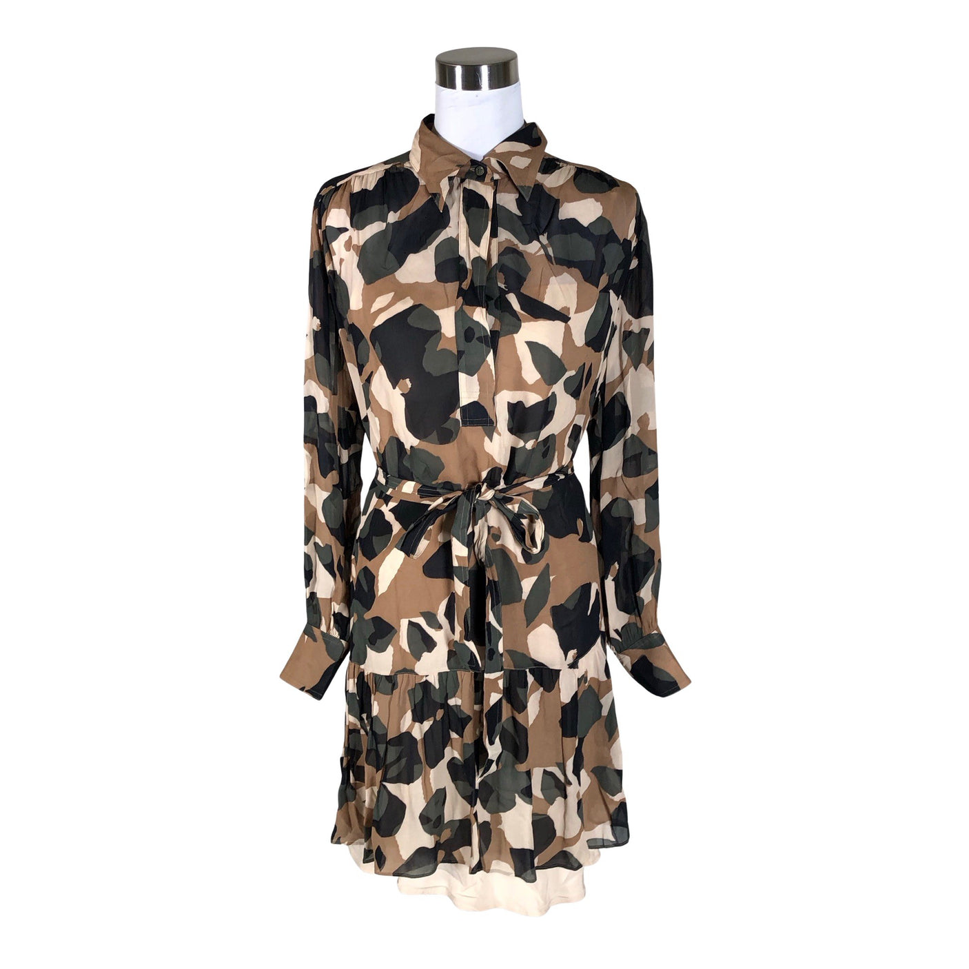 Naisten Hugo Boss - Sifonkimekko, koko 40 - Ruskea (1)